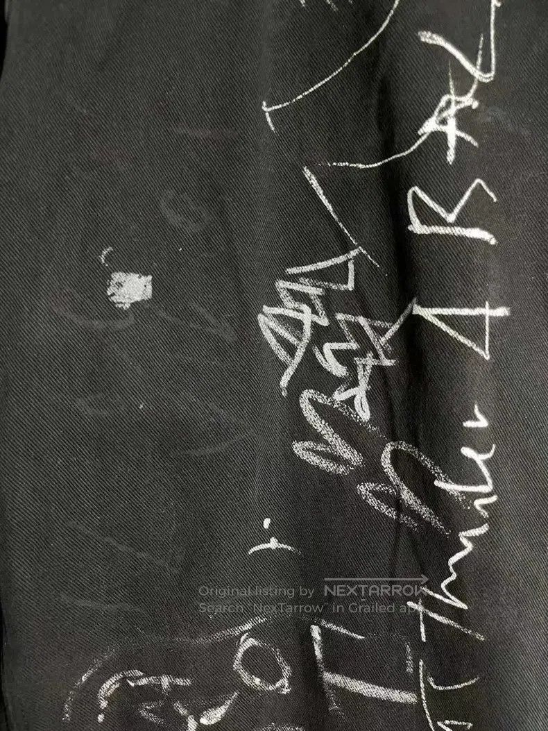 Balenciaga Balenciaga size XS Black Hand-Painted Graffiti Letter Logo Size US 27 - 2 Thumbnail
