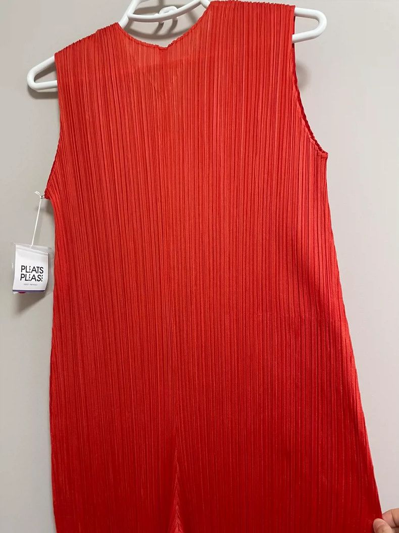 Issey Miyake Issey Miyake Red overalls jumpsuit Size 25" / US 0 / IT 36 - 4 Thumbnail