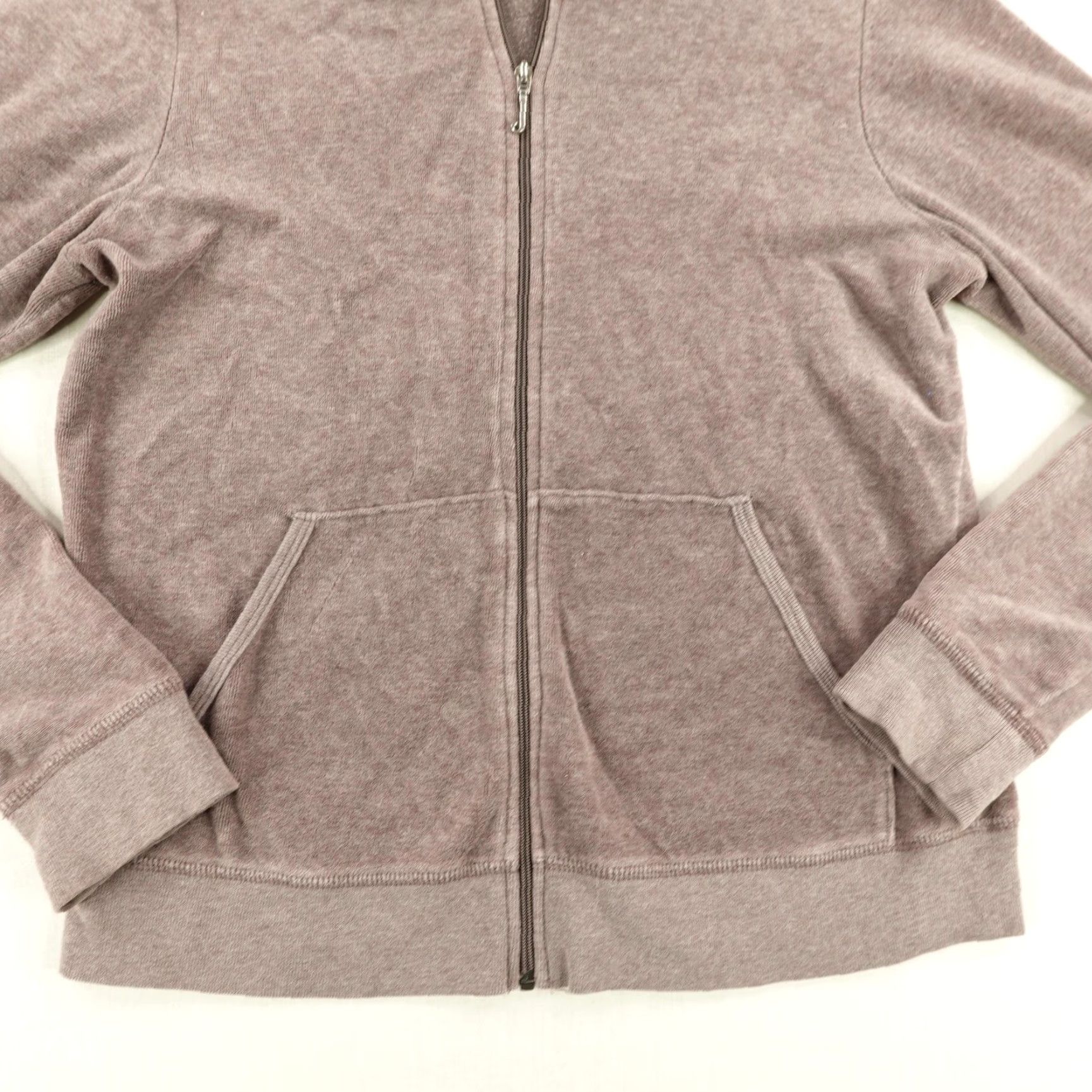 Juicy Couture VINTAGE Juicy Couture Hoodie Women XL Brown Velour Track Suit Top Sweatshirt USA Size XL / US 12-14 / IT 48-50 - 4 Thumbnail