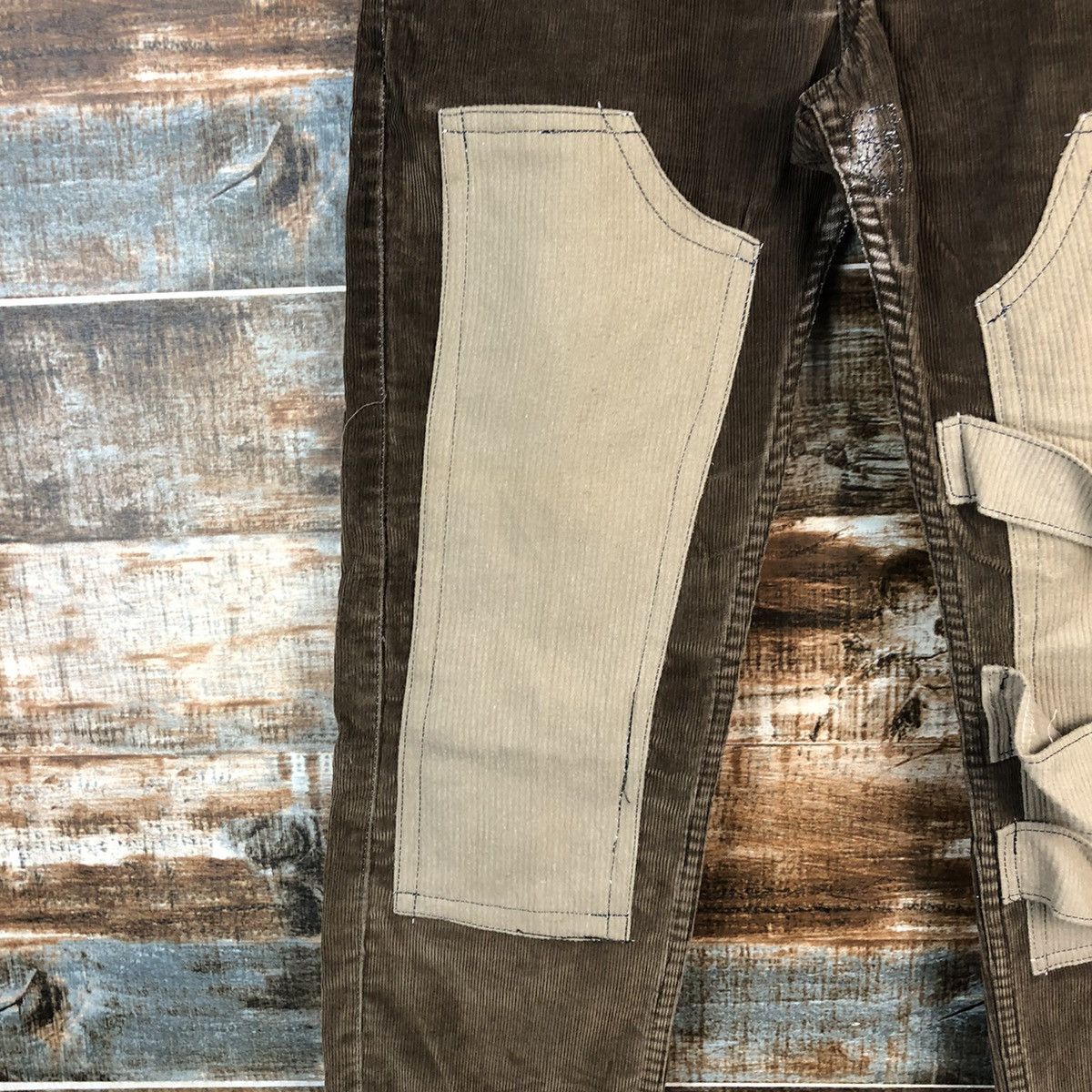 Levi's DL Levis 505 custom Brown Conduroy Jeans #C636 Size US 28 / EU 44 - 9 Thumbnail