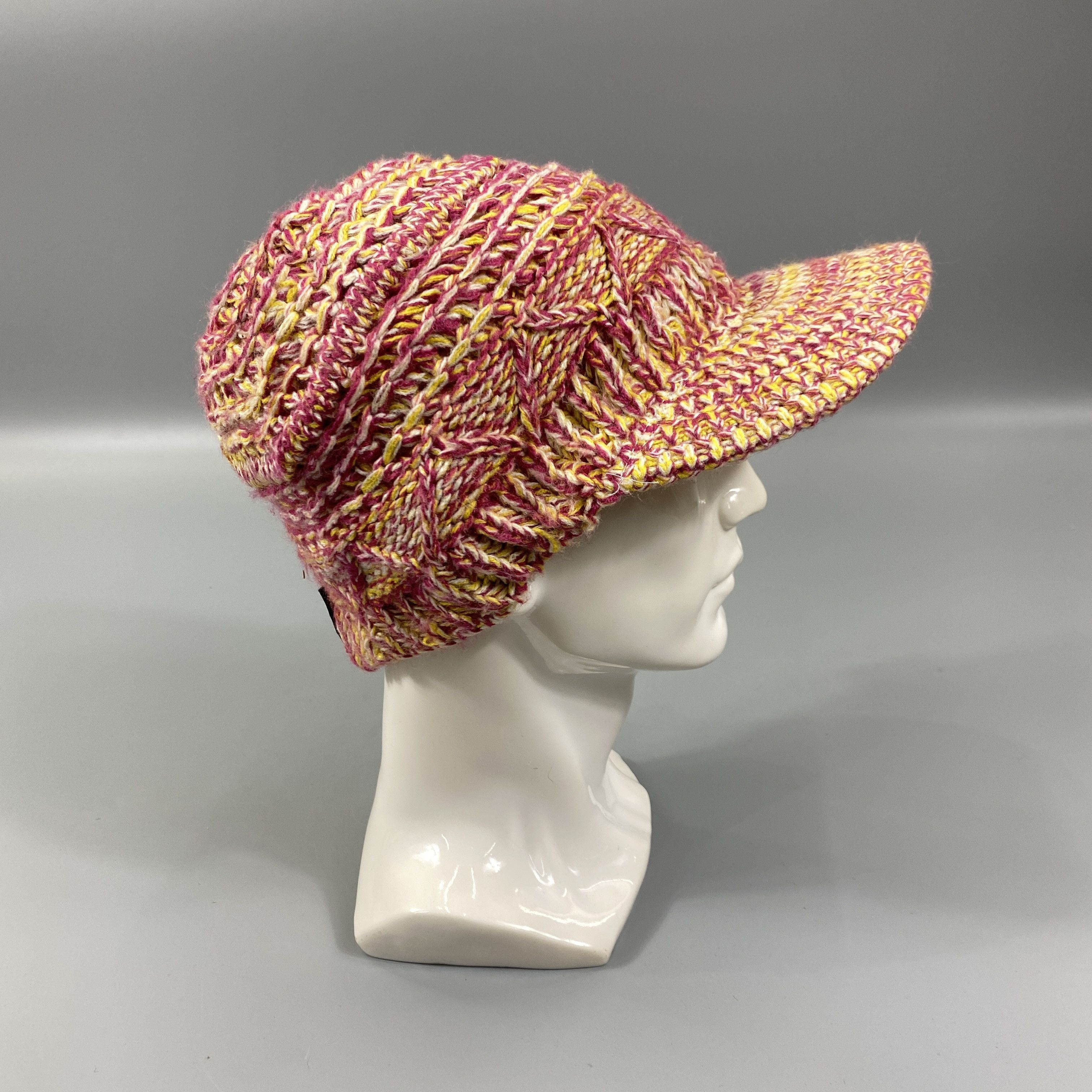 Japanese Brand Columbia Knit Beanie Hat With Brim -BN1113 Size ONE SIZE - 4 Thumbnail