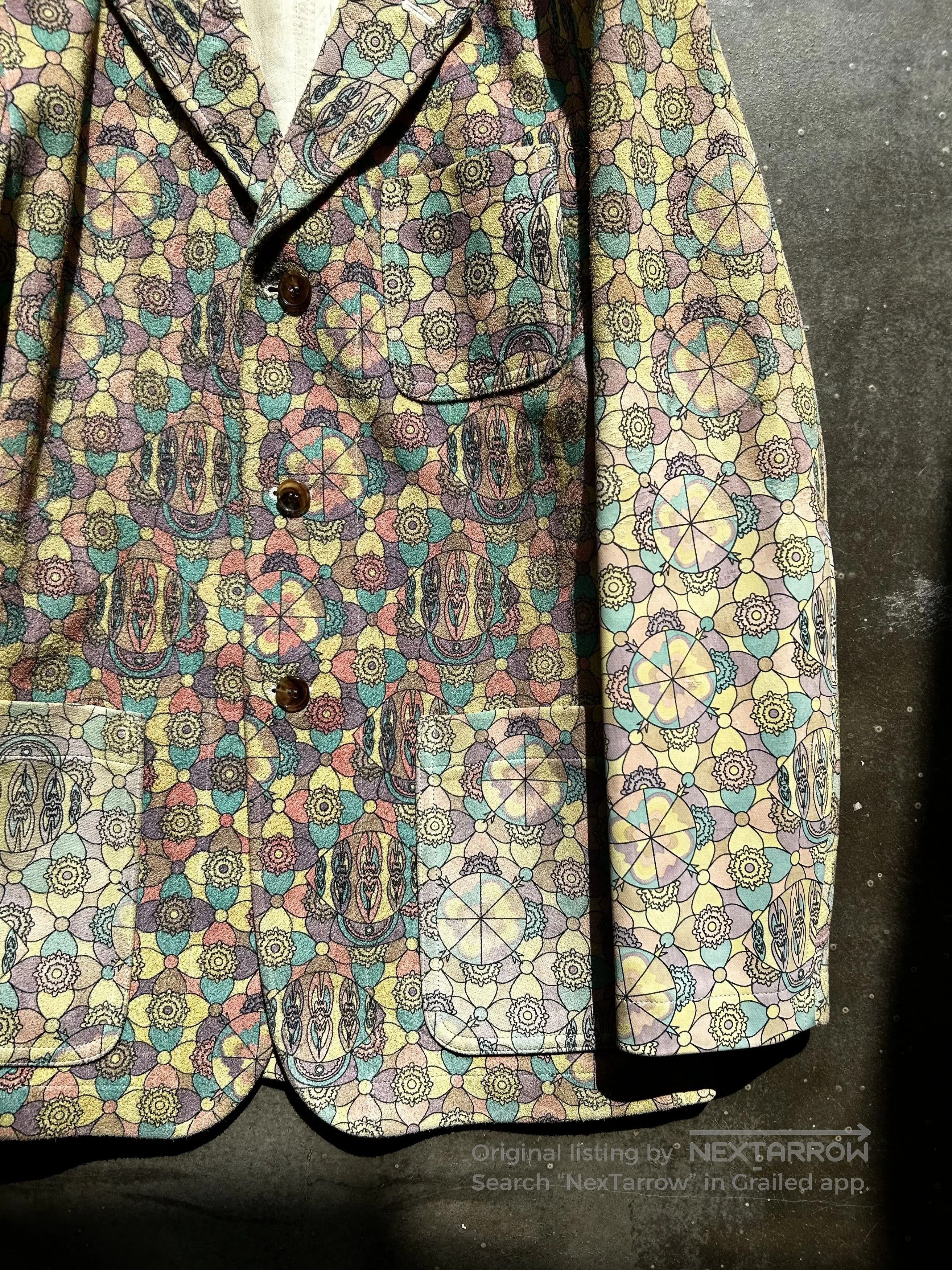 Comme des Garcons COMME des GARÇONS 01AW Runway Psychedelic Horse Leather Bla Size US M / EU 48-50 / 2 - 4 Thumbnail