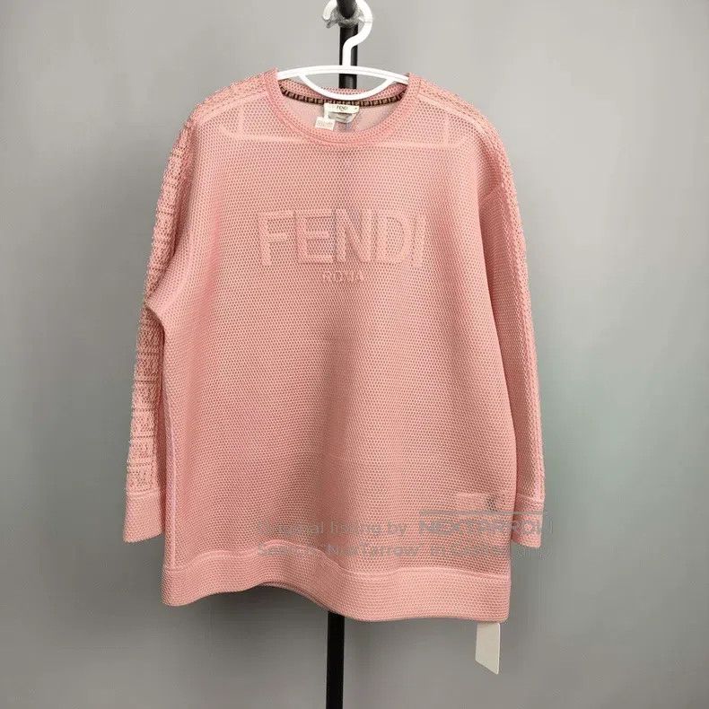 Fendi Fendi Pink Net Top Size S / US 4 / IT 40 - 1 Thumbnail