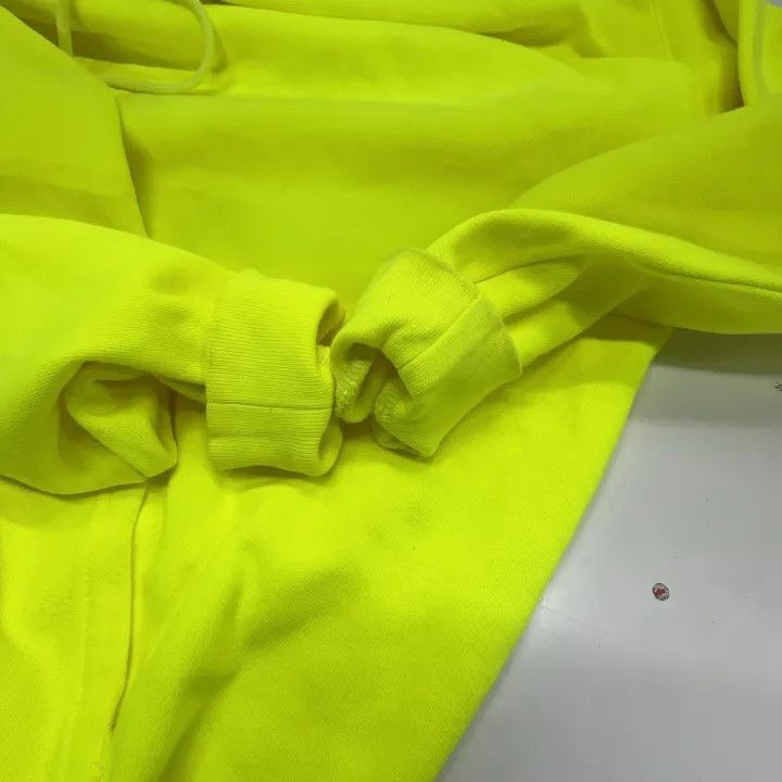 Balenciaga Balenciaga Yellow Logo Hooded Sweatshirt for Women 0079-250 Size M / US 6-8 / IT 42-44 - 5 Thumbnail