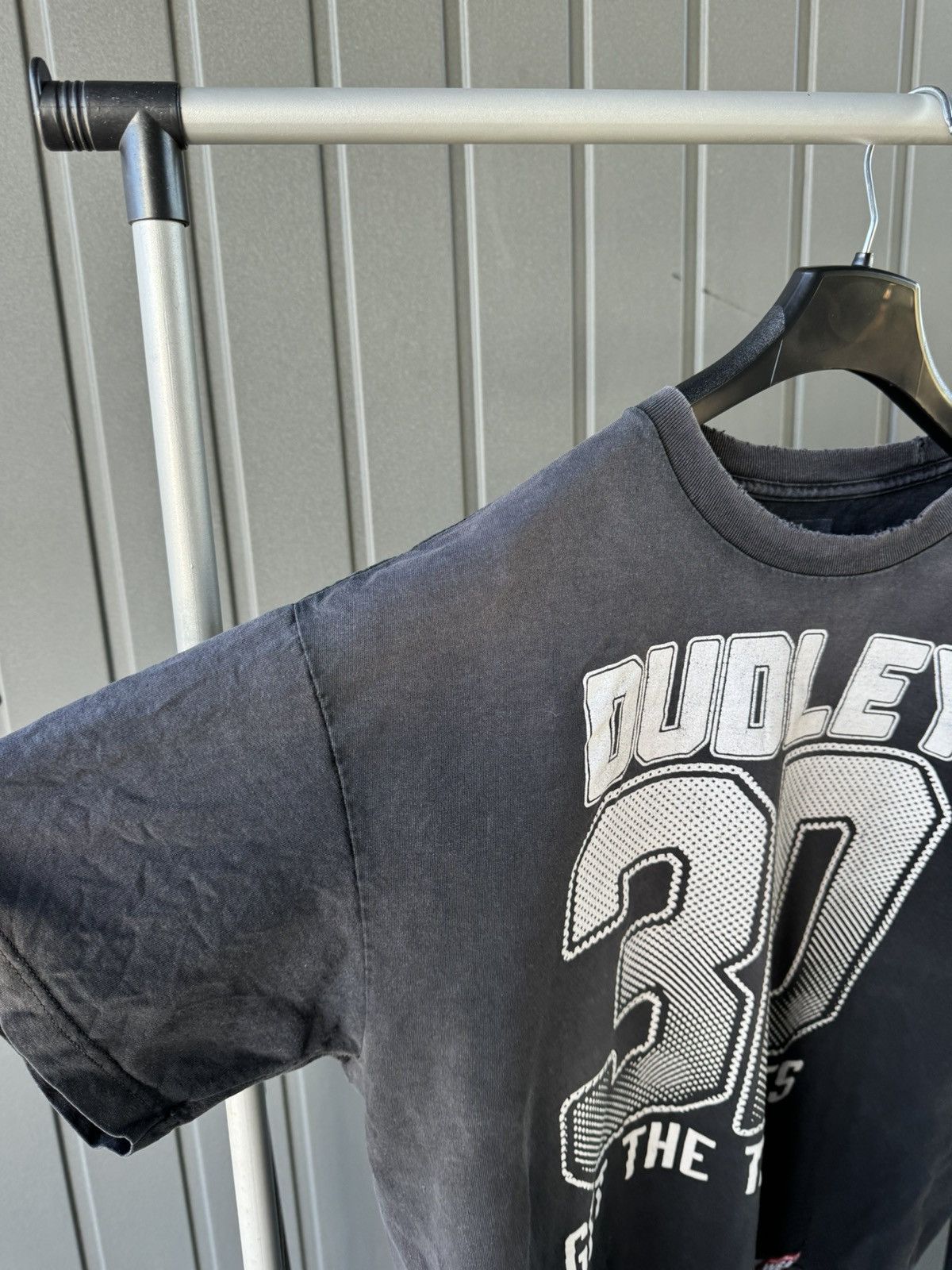 Vintage Vintage Dudley Boyz Thrashed Faded T Shirt WWE Size US XL / EU 56 / 4 - 14 Thumbnail