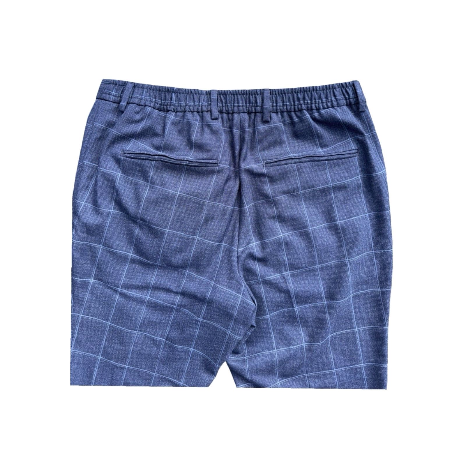 Vintage Hugo Boss Sweatpants Blue Checkered Drawstring 48 Men Pants Regular Size 48 Mens Size US 32 / EU 48 - 4 Thumbnail