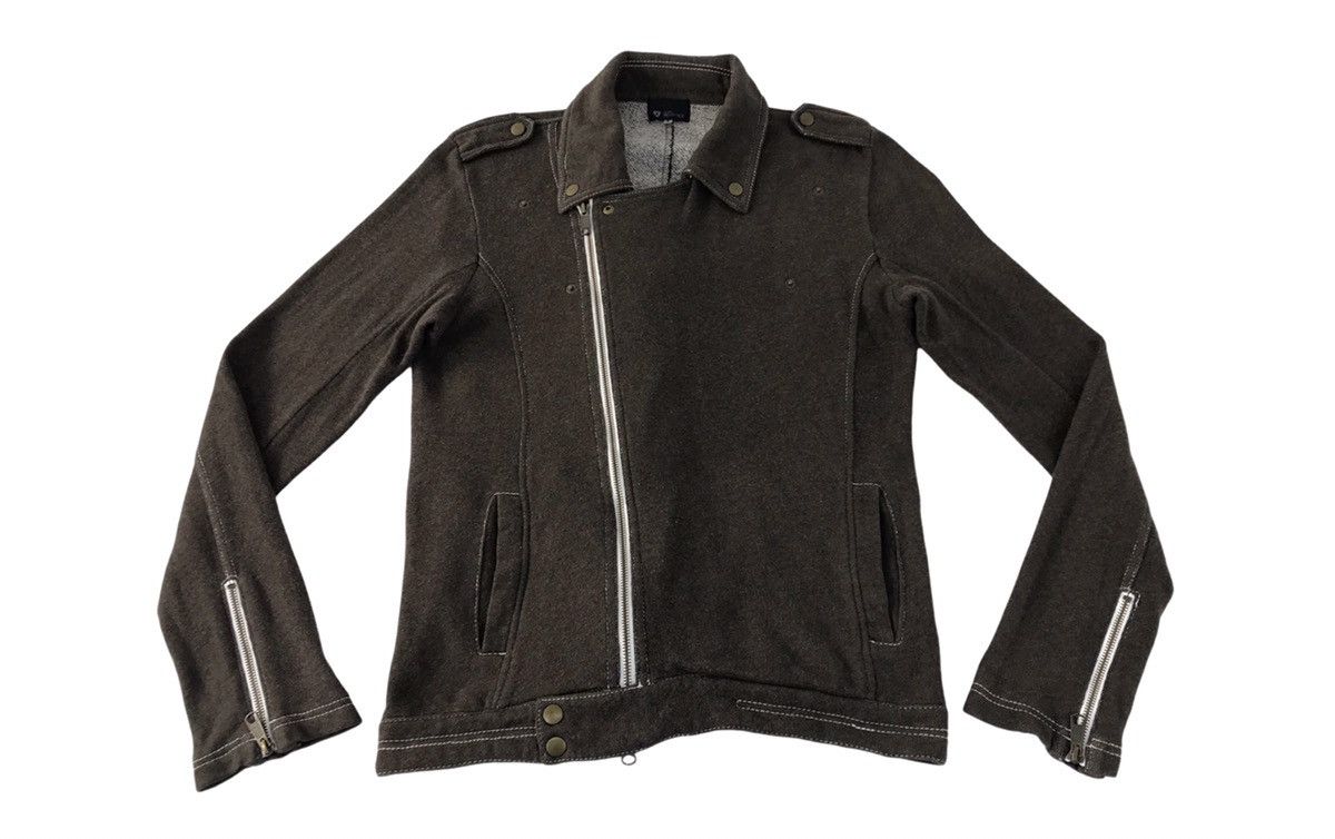 Japanese Brand × Vintage Vintage Sweaters Tk Mixpice Design Motorcyle Zipper Style Size US M / EU 48-50 / 2 - 1 Thumbnail