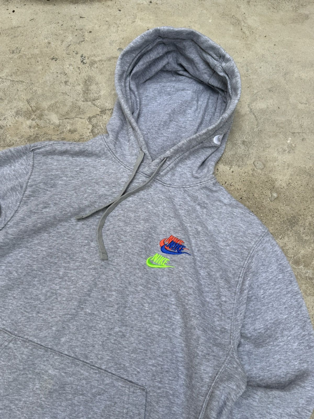 Nike VINTAGE RARE NIKE MULTILOGO HOODIE EMBROIDERY Size US S / EU 44-46 / 1 - 4 Thumbnail