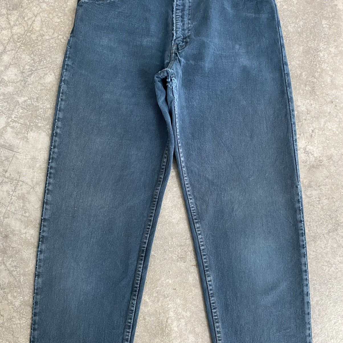 Levi's Vintage 1995 Levis 550 Orange Tab Faded Green Baggy Jeans Size US 32 / EU 48 - 6 Thumbnail