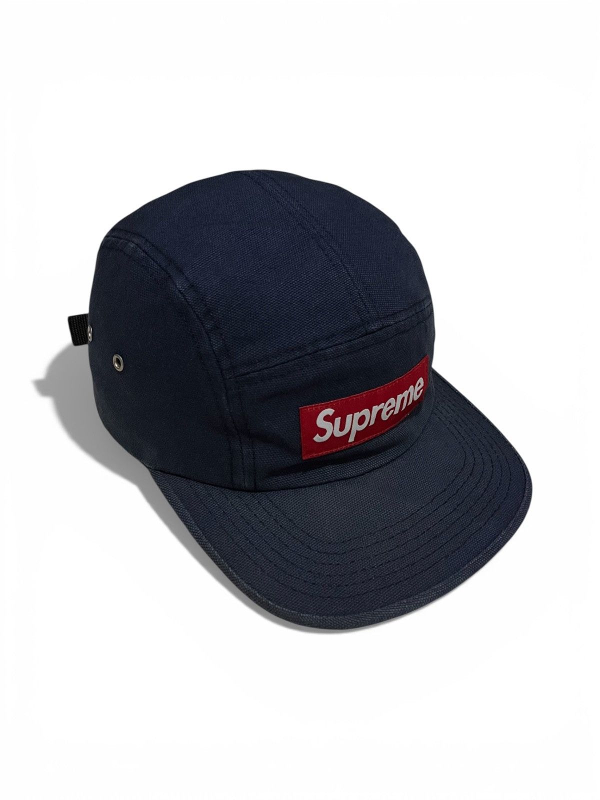 Supreme Supreme Logo Box 5 Panel Navy Size ONE SIZE - 2 Thumbnail