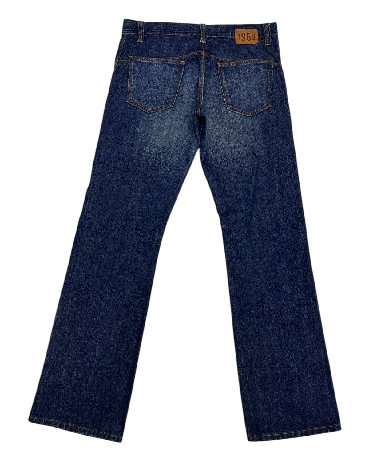 Japanese Brand × Kapital × Le Grande Bleu (L.G.B.) Flare Jeans Hip Hugger Gap Blue Distressed Denim Jeans Size US 32 / EU 48 - 8 Thumbnail