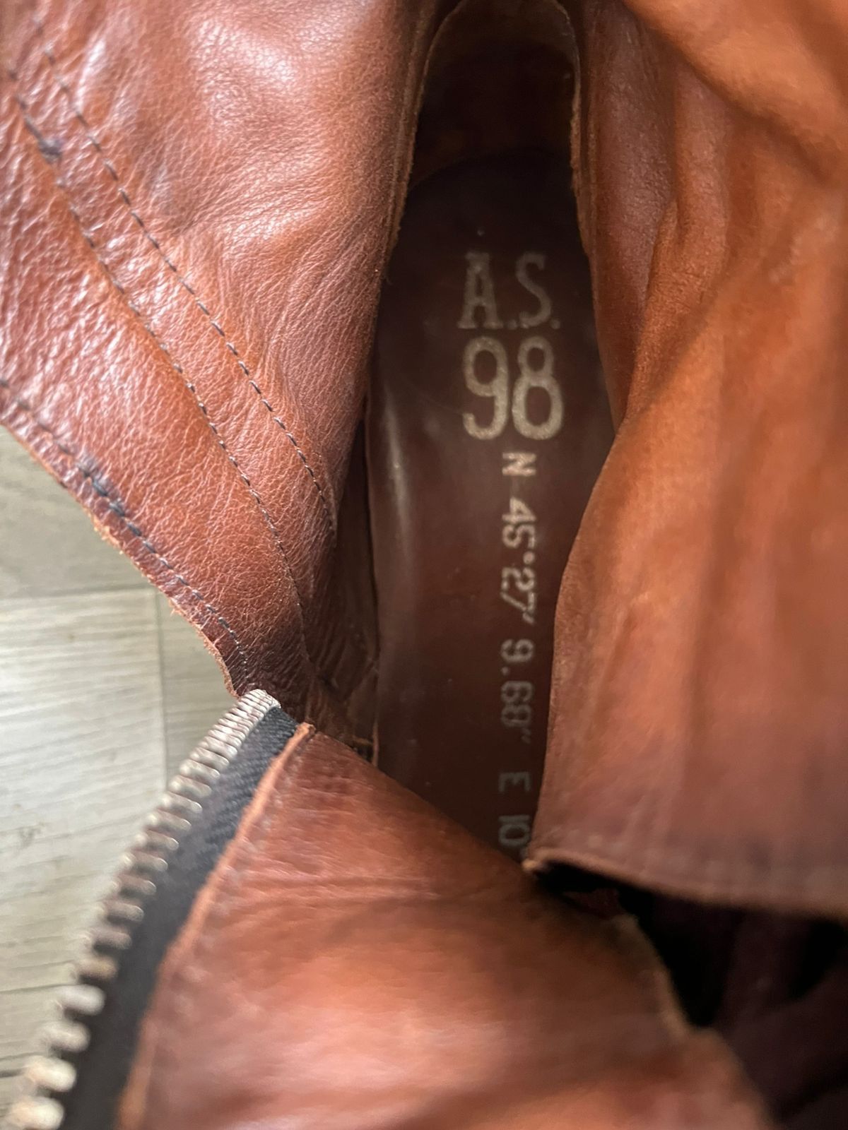 A.S.98 A.S.98 Brown Distressed Grunge Studded Archival Boots Y2K Size US 8 / IT 38 - 8 Thumbnail