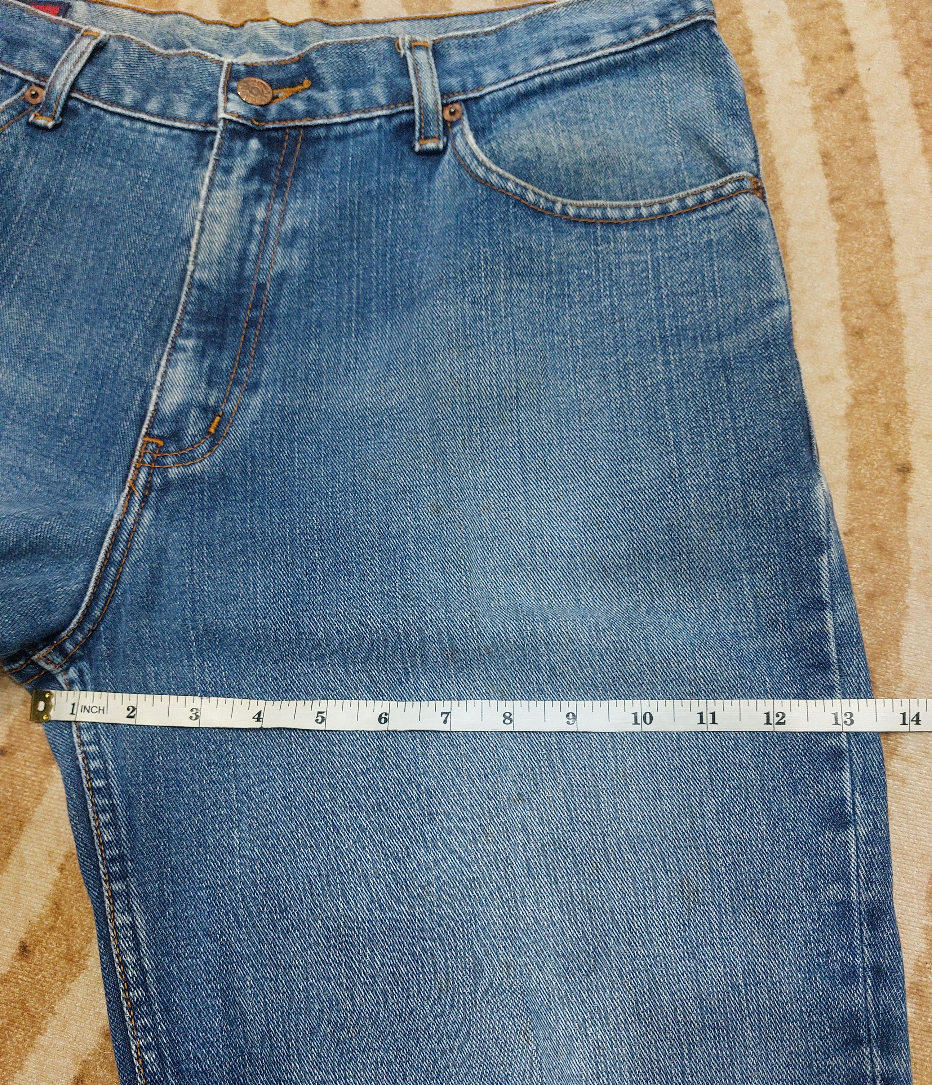 Edwin VINTAGE EDWIN 503 REGULAR DISTRESSED MUD WASH JAPANESE DENIM Size US 35 - 21 Thumbnail