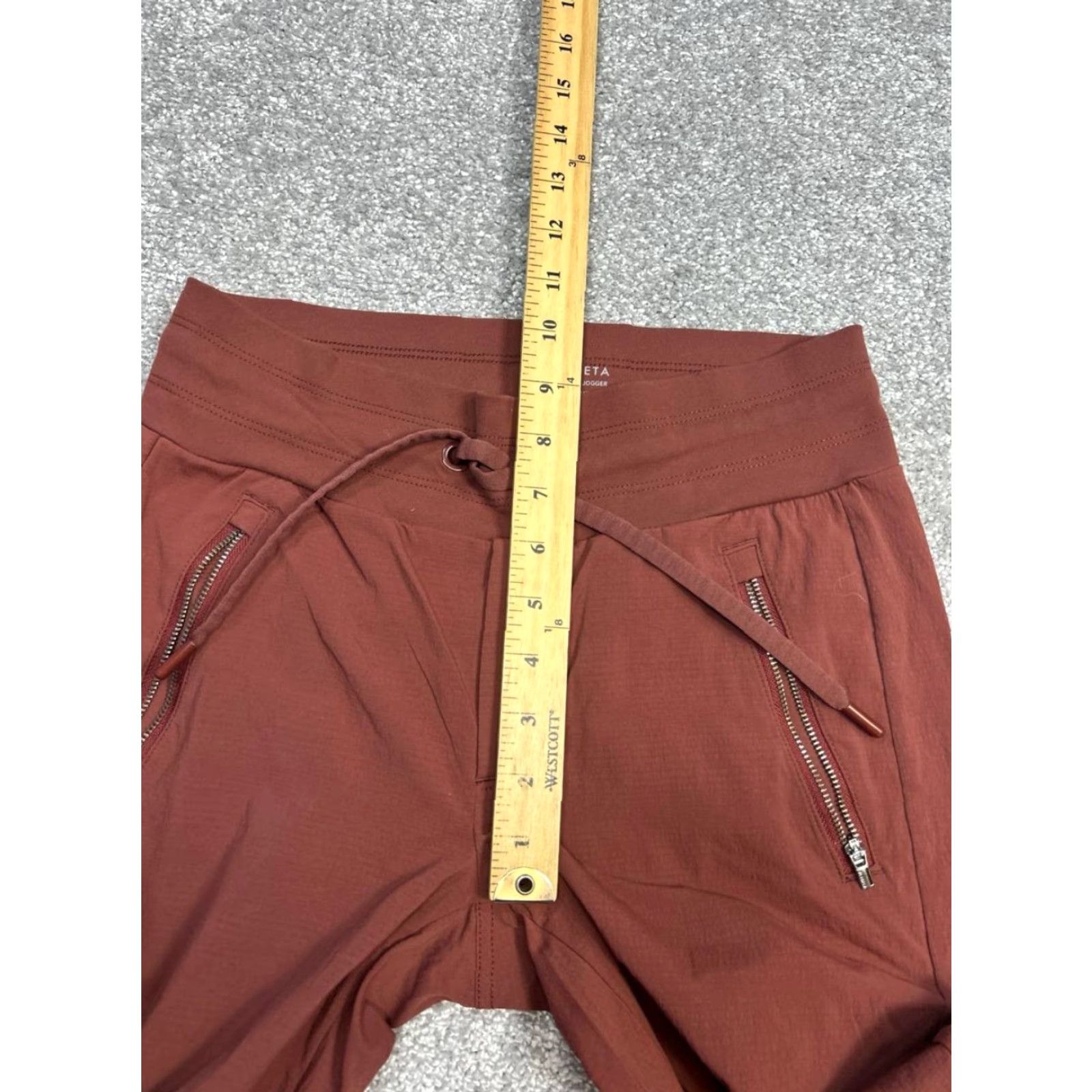Athleta Athleta Trekkie North Jogger Pants Womens 0 Brown Stretch Mid Rise Tapered Leg Size 25" / US 0 / IT 36 - 5 Thumbnail