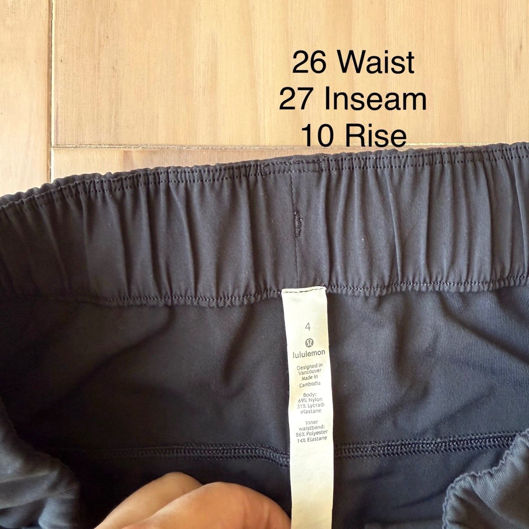 Lululemon Lululemon Sweatpants Women 4 Black Yoga Comfy Loungewear ABC Size 27" / US 4 / IT 40 - 5 Thumbnail