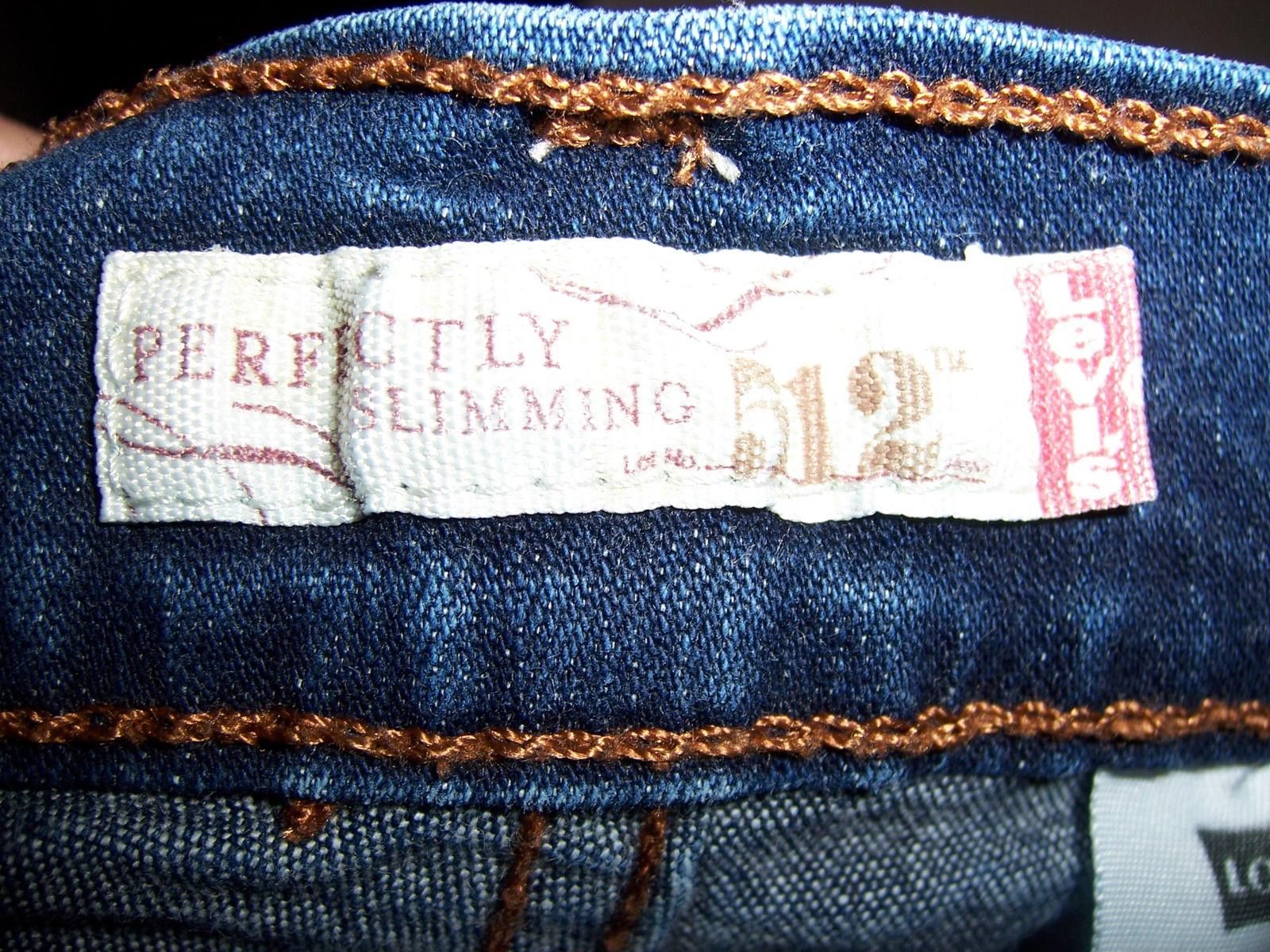 Levi's Levi's Women's 512 Perfectly Slimming Jeans -10-Straight Leg Size 32" / US 10 / IT 46 - 6 Thumbnail