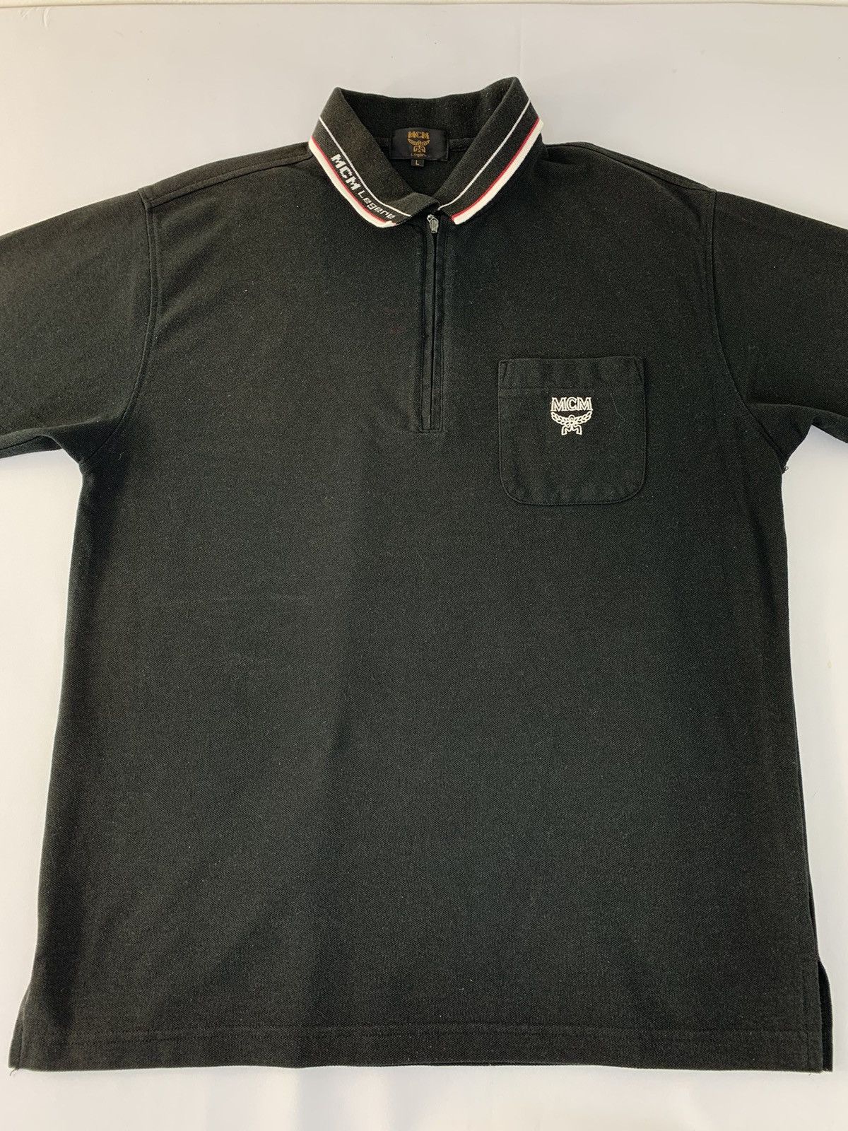 MCM Hype MCM Legere Single Pocket Zipper Polo Tee Size US S / EU 44-46 / 1 - 3 Thumbnail