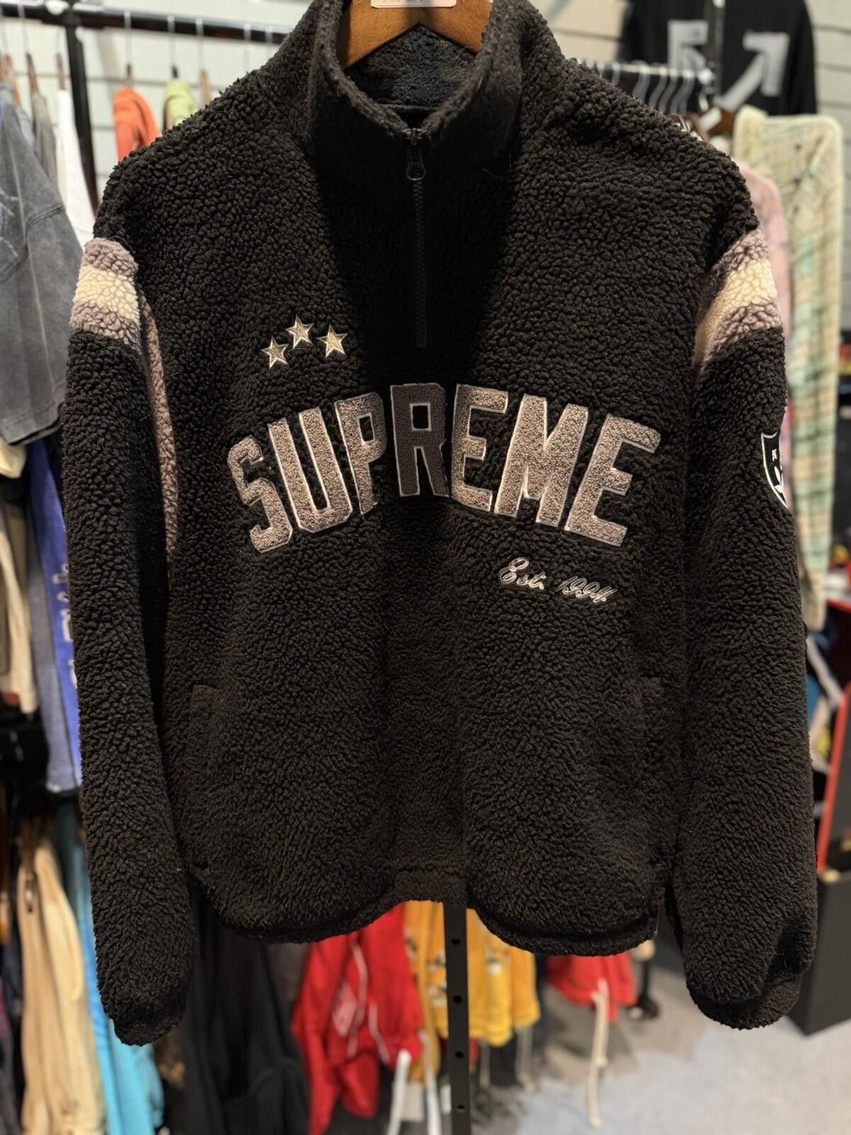 Supreme Supreme Arc Half Zip Fleece Pullover Size Medium Size US M / EU 48-50 / 2 - 3 Thumbnail