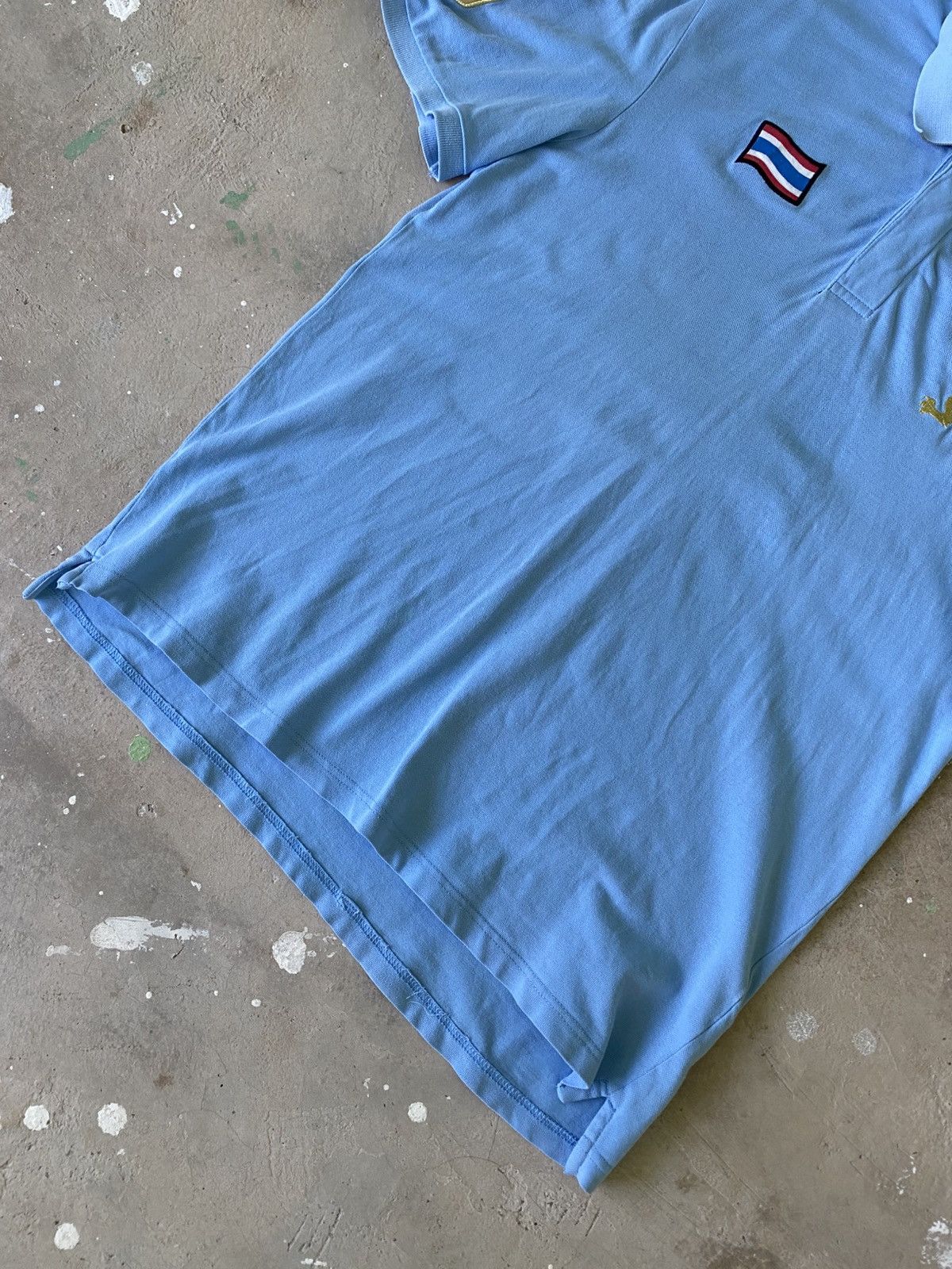 Giordano Giordano Polo Lion Crest Patch Sky Blue Shirt Size US M / EU 48-50 / 2 - 3 Thumbnail