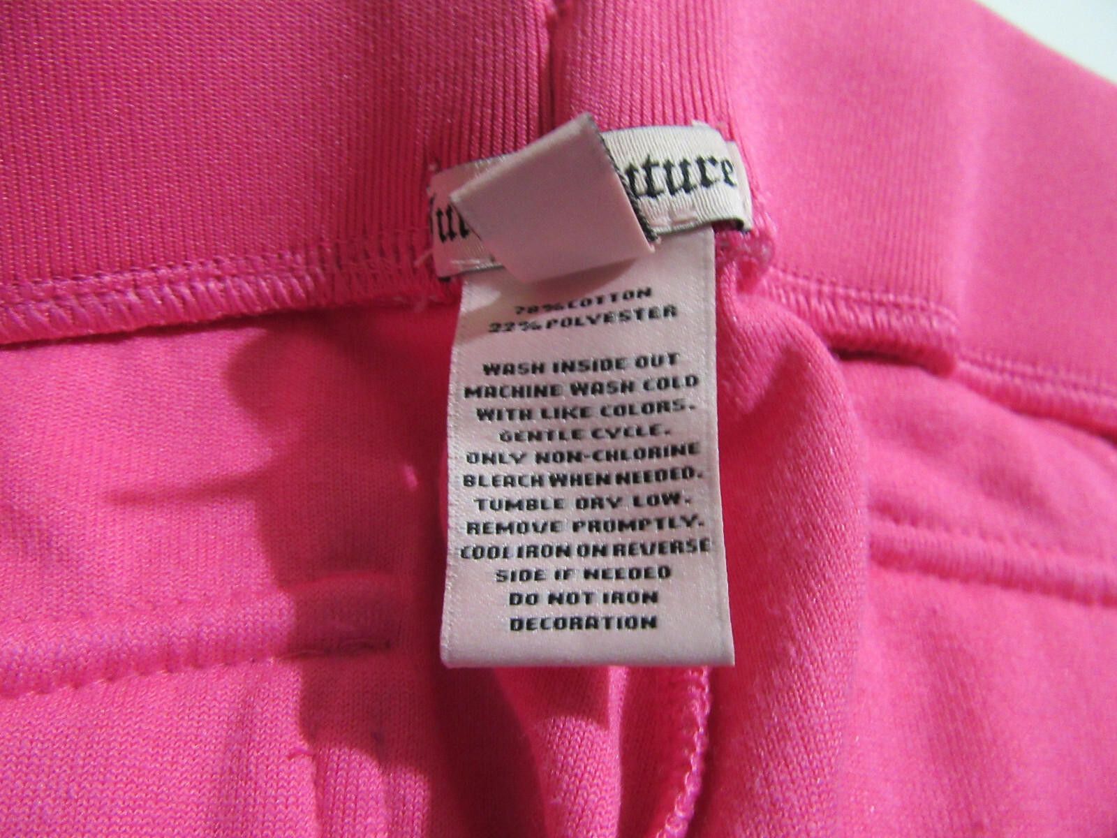 Juicy Couture Jeans Juicy Couture Velour Sweatpants Pink with Bling Sequins NWT Size 32" / US 10 / IT 46 - 6 Thumbnail