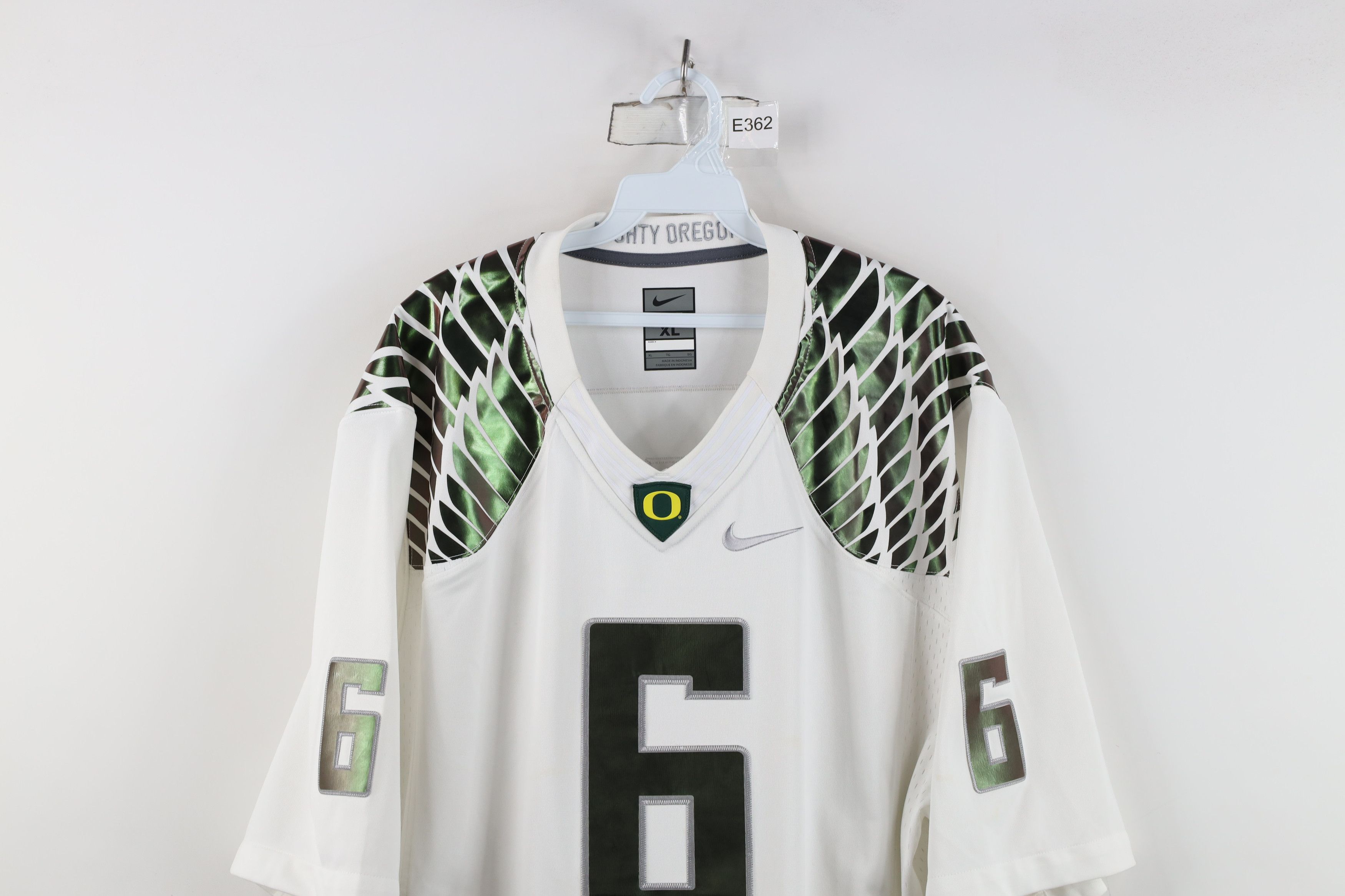 Nike Nike Mighty University of Oregon Football Jersey White Size US XL / EU 56 / 4 - 2 Thumbnail