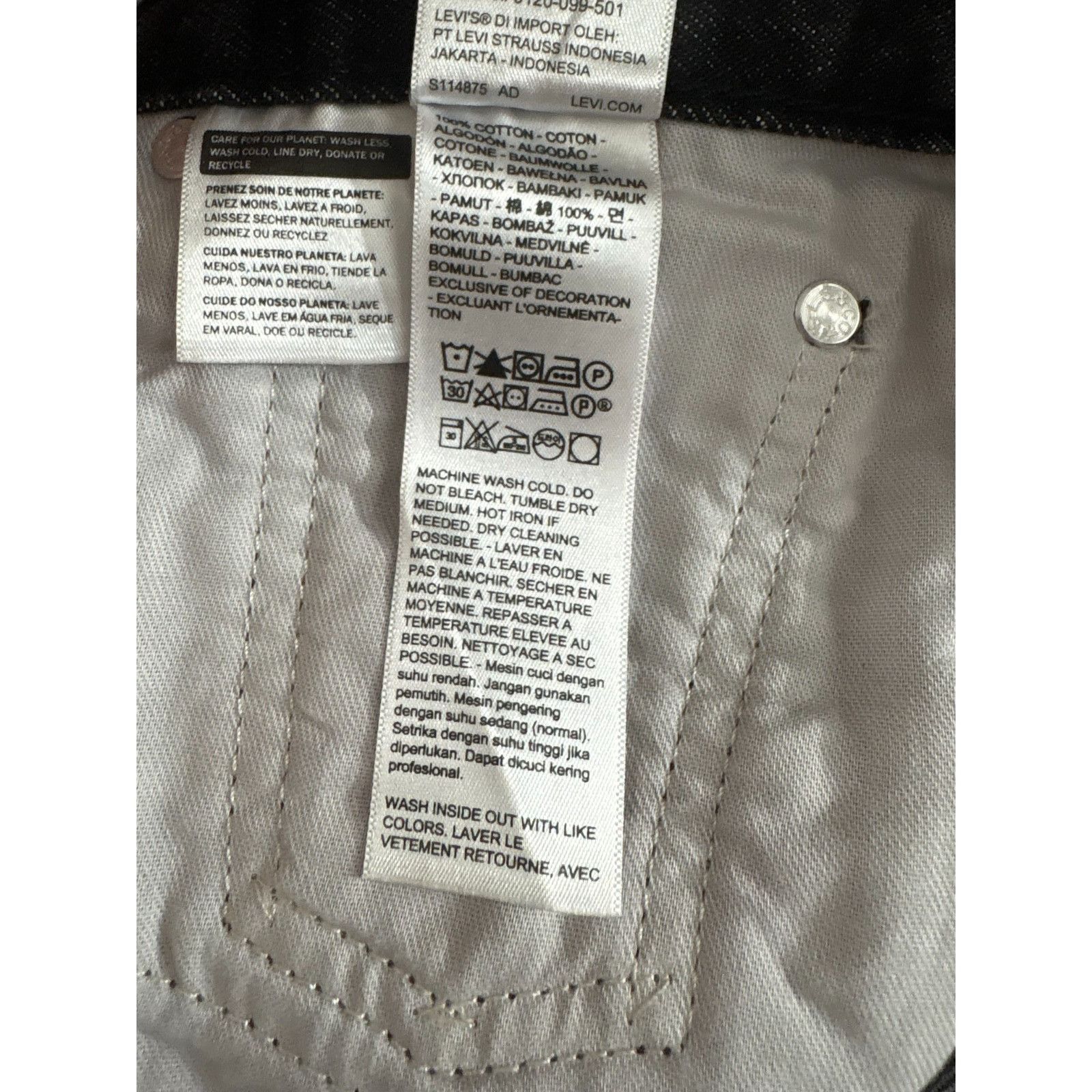 Levi's Levi's x Undercover "Light Darkness" Baggy Jeans Size 30 col Size US 30 / EU 46 - 6 Thumbnail