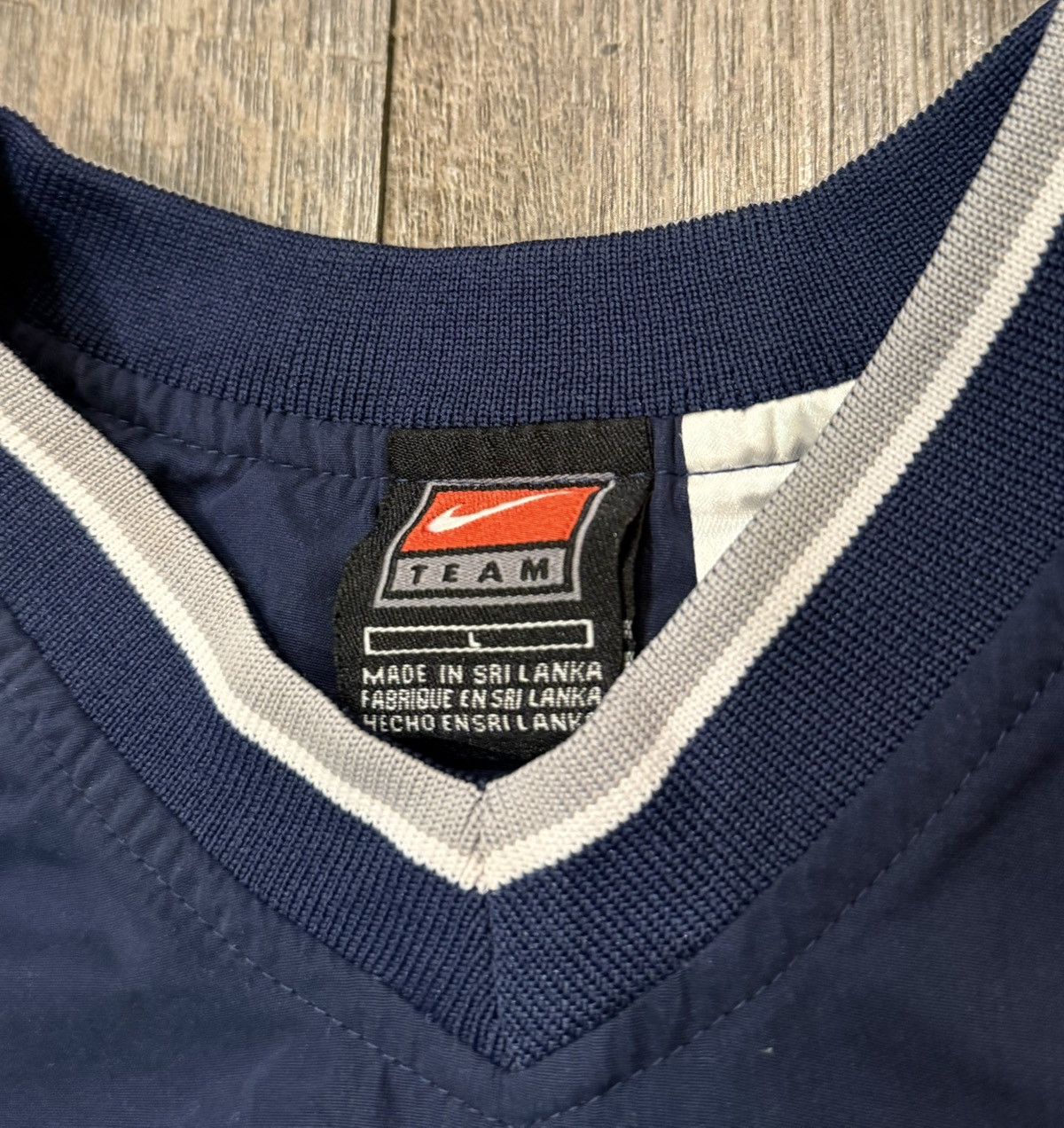 New York Yankees Vintage Nike Team New York Yankees Windbreaker Jacket Size L / US 10 / IT 46 - 3 Thumbnail