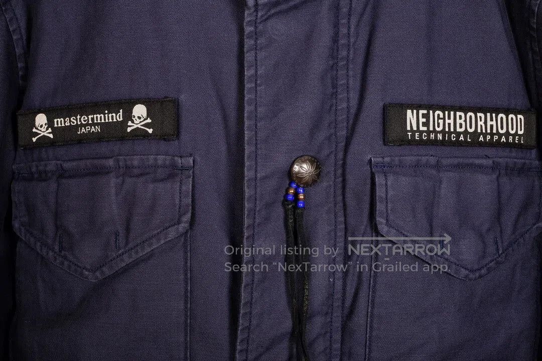 Mastermind Japan Blue Cargo Jacket with Pockets - Size M. Size US M / EU 48-50 / 2 - 3 Thumbnail