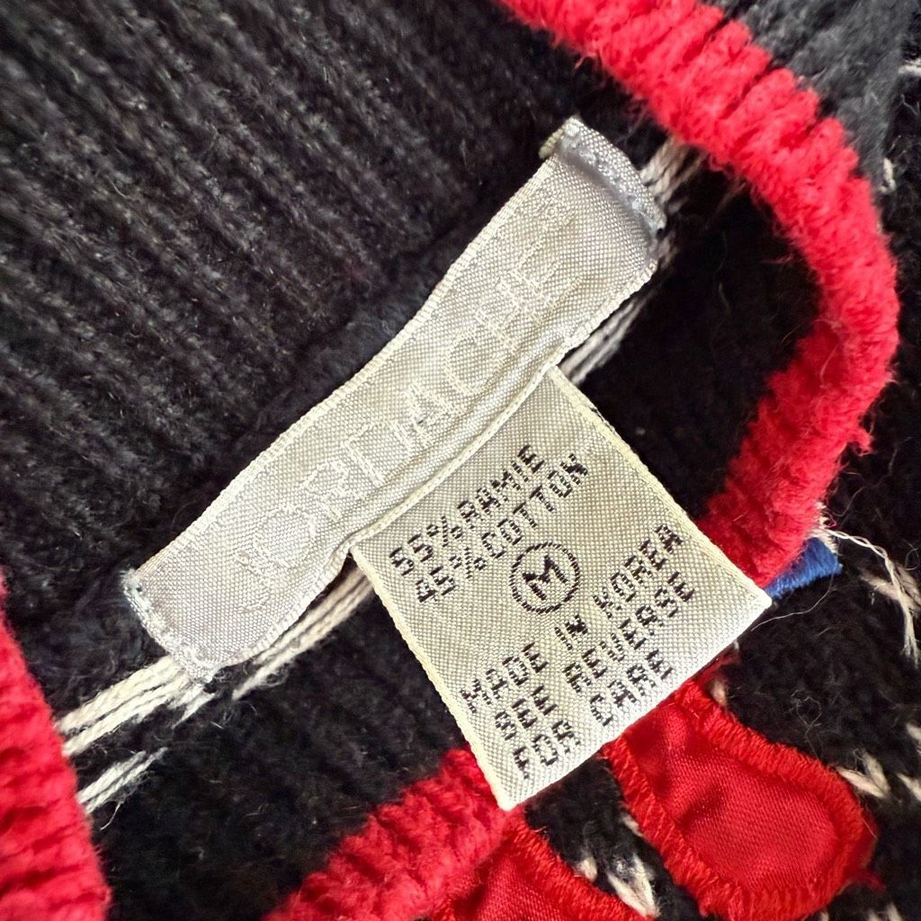 Vintage Vintage 90s Jordache Novelty Sweater Applique Embroidered Mo Size M / US 6-8 / IT 42-44 - 9 Thumbnail