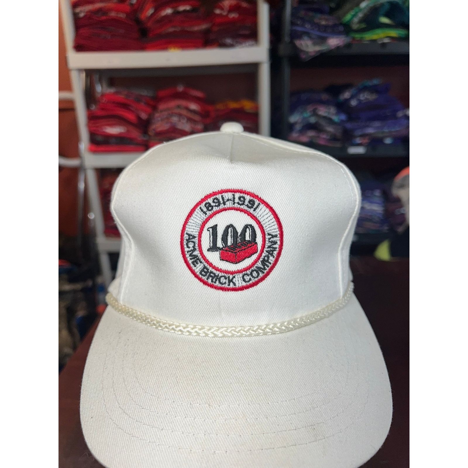 Vintage Vintage Acme Brick Company Hat Roper Snapback 1991 VTG OS Size ONE SIZE - 2 Thumbnail