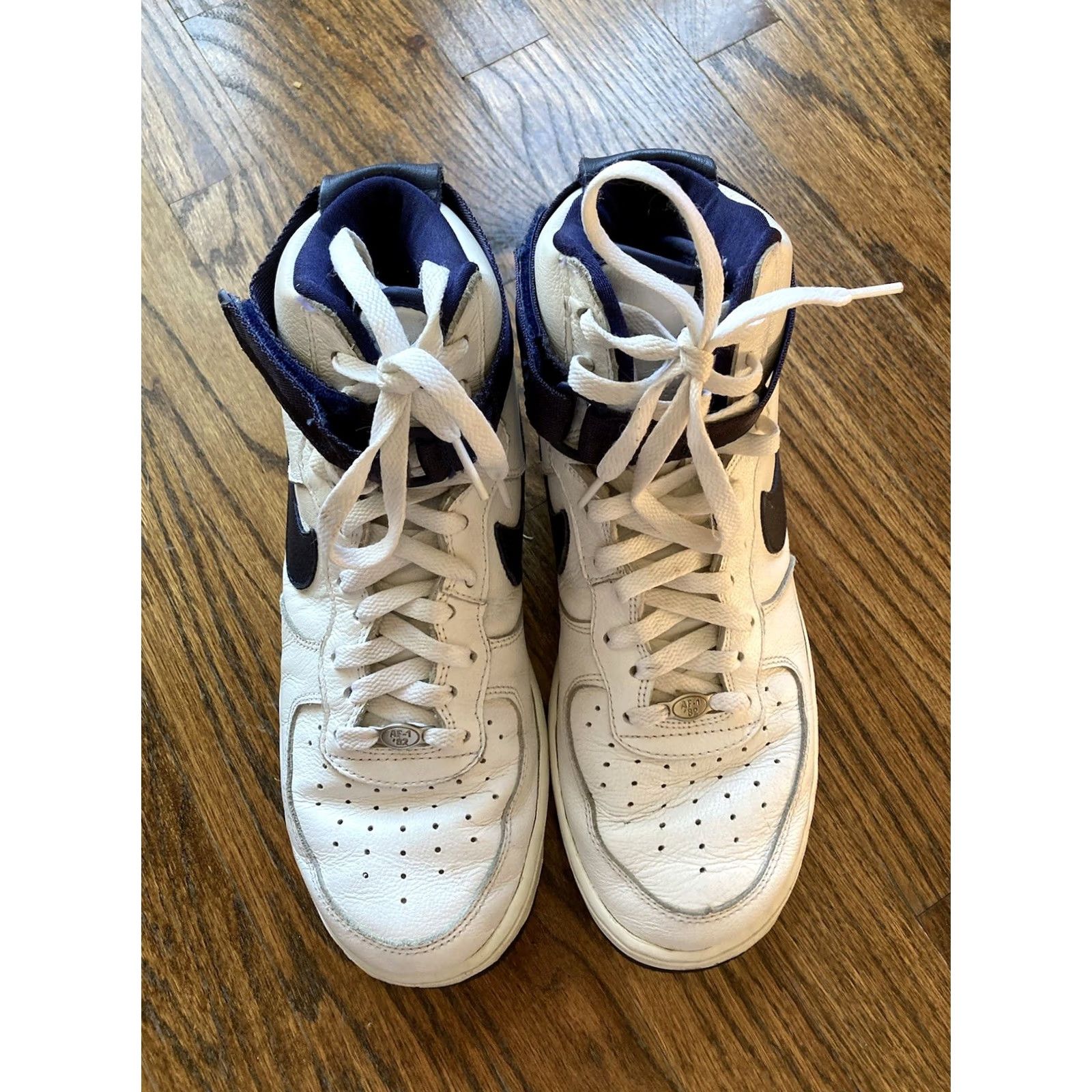 Nike VINTAGE Nike Air Force 1 High Mens Size 9.5 White 20th Anniversary 624038-142 Sneakers Size US 10 / EU 43 - 2 Thumbnail
