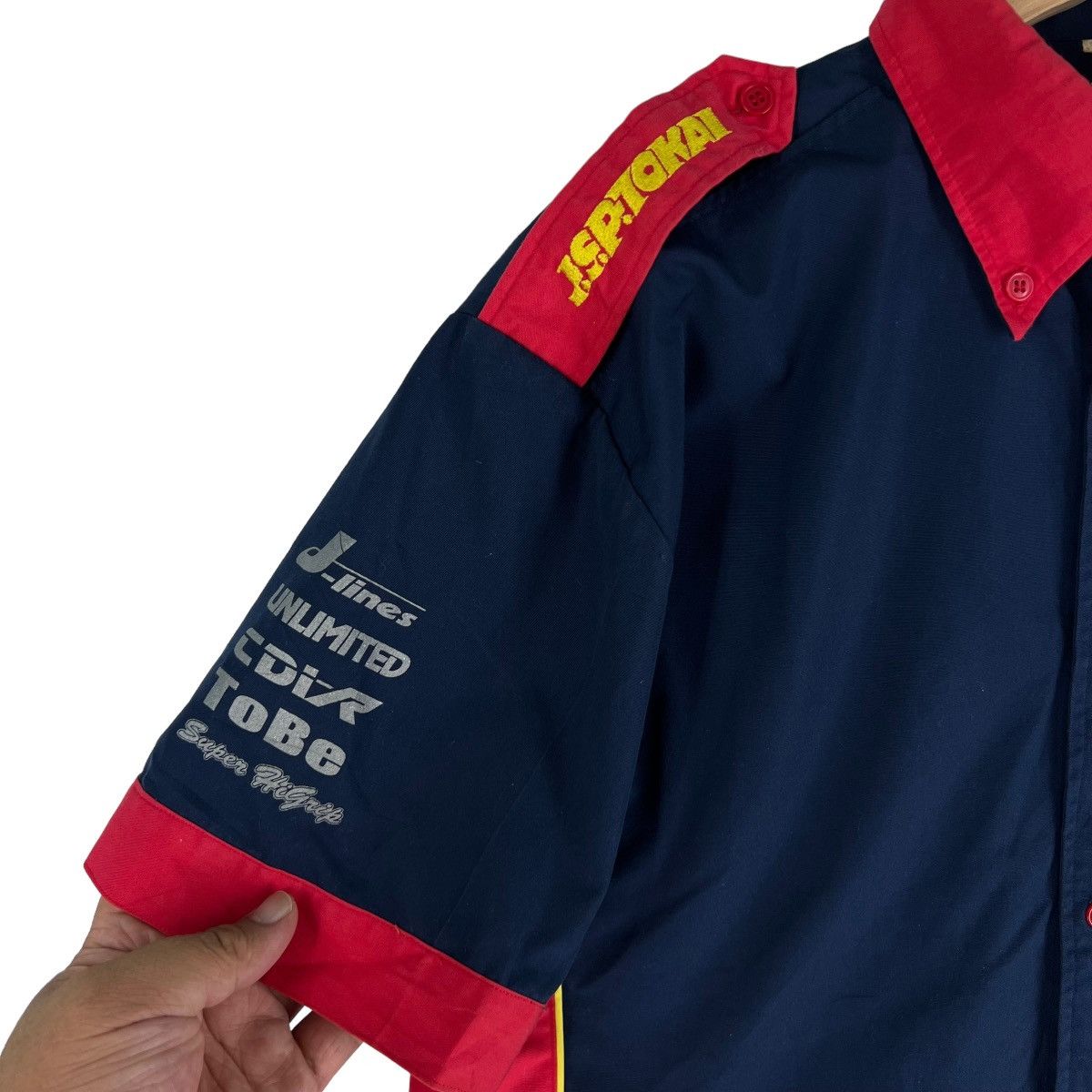 Japanese Brand 🔥VINTAGE SHIRT RACING JACKET JSP RACING BIG LOGO Size US M / EU 48-50 / 2 - 3 Thumbnail