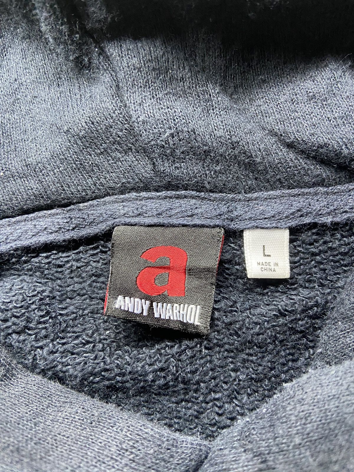 Andy Warhol × Japanese Brand × Uniqlo ANDY WARHOL X UNIQLO BLACK HOODIE Size US L / EU 52-54 / 3 - 9 Thumbnail