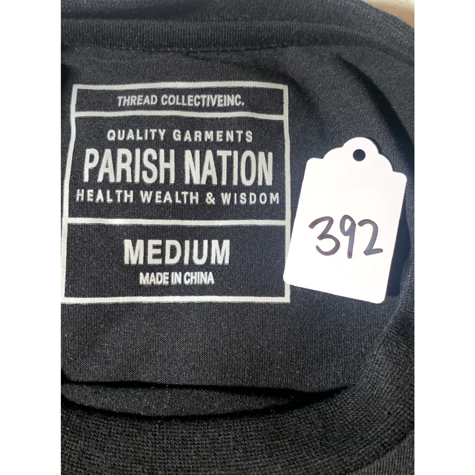 Vintage Parish Nation Shirt Mens Size M Crew Neck Tee Shirt NWT #392 Black 100% Cotton Size US M / EU 48-50 / 2 - 8 Thumbnail