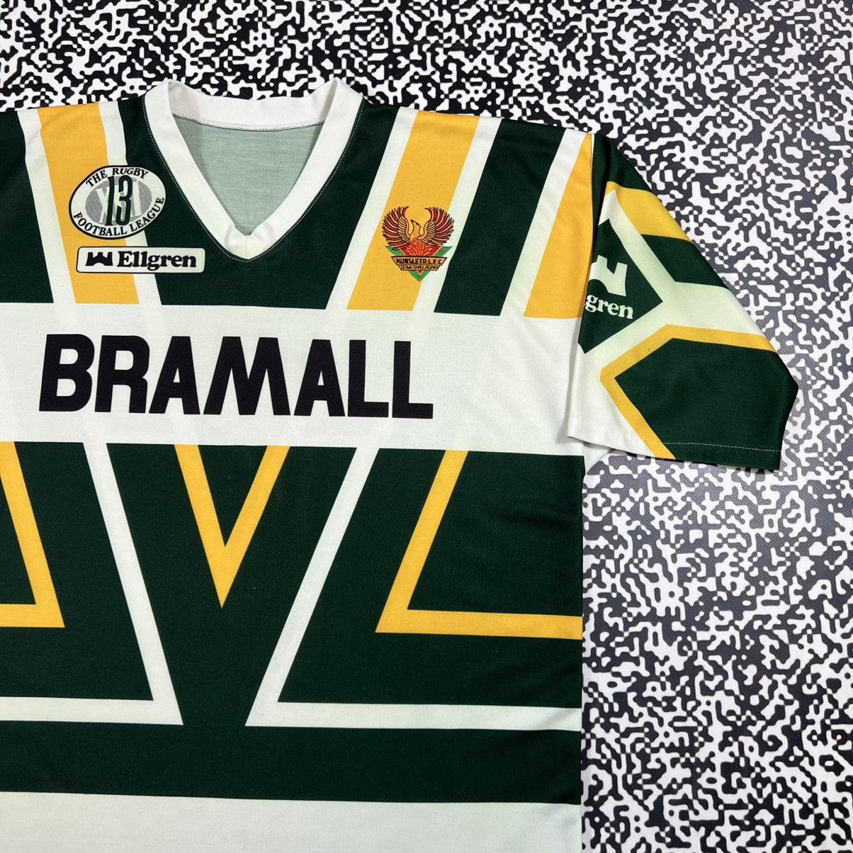 Vintage Vintage 90s Hunslet RLFC Northampton Town FC Rugby Jersey Size US L / EU 52-54 / 3 - 7 Thumbnail