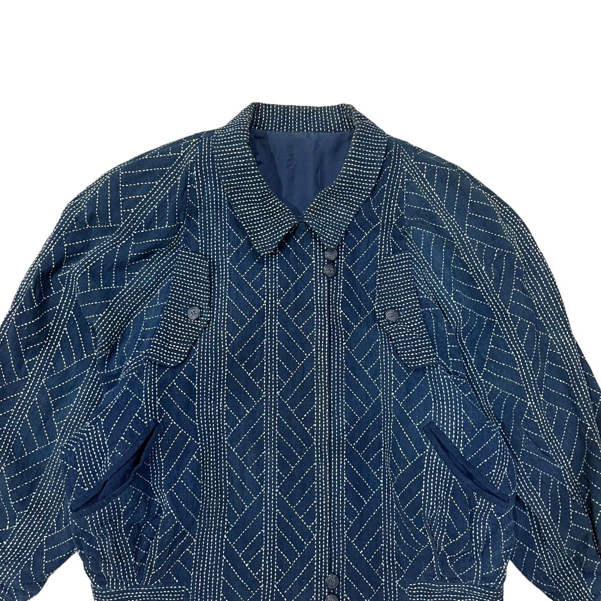 Japanese Brand Vintage Japanese Brand Wool Bomber Jacket Size US S / EU 44-46 / 1 - 6 Thumbnail