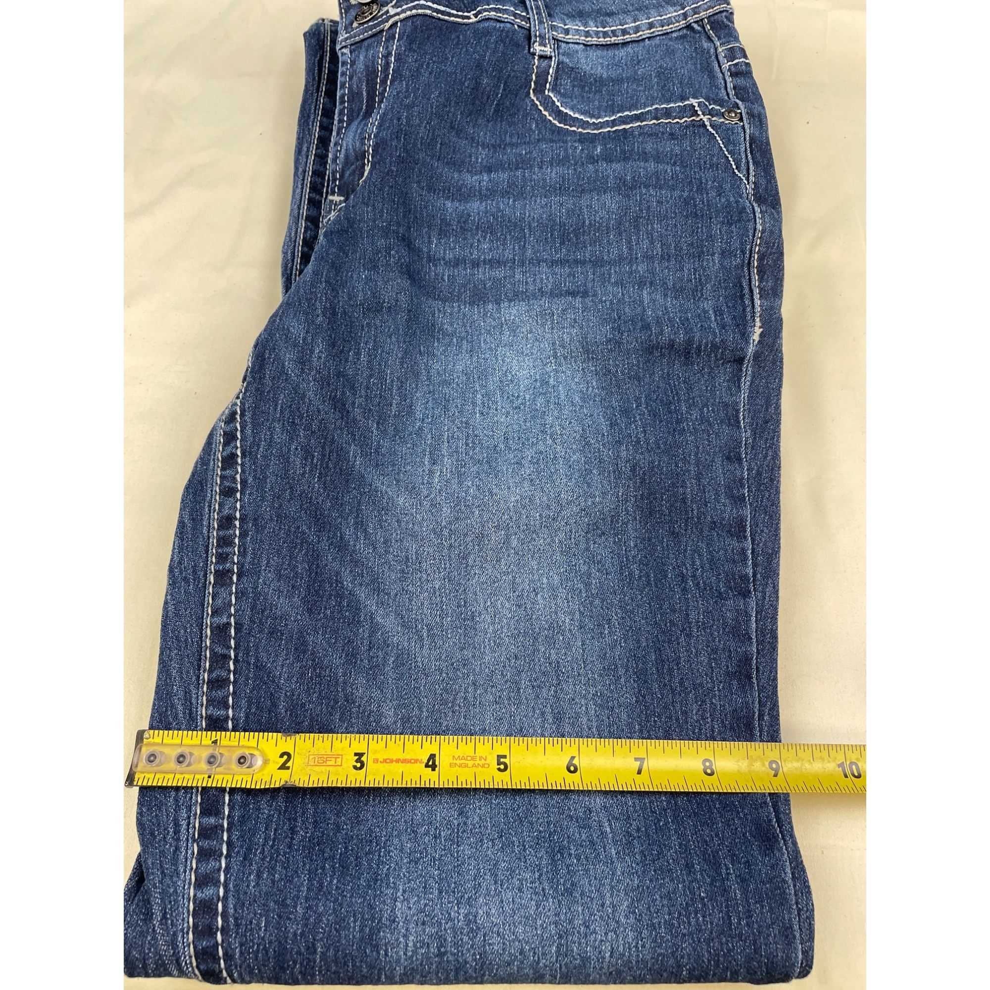 Other Almost Famous Women's Blue Jean Midrise Boot Cut Size 13 SKU Size 32" / US 10 / IT 46 - 6 Thumbnail