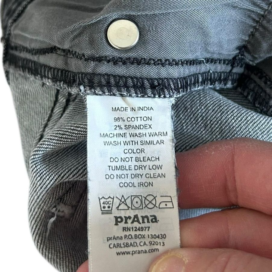 Prana Prana Gray Theorem Slim Fit Jeans Sz 31x33 Size US 31 - 3 Thumbnail