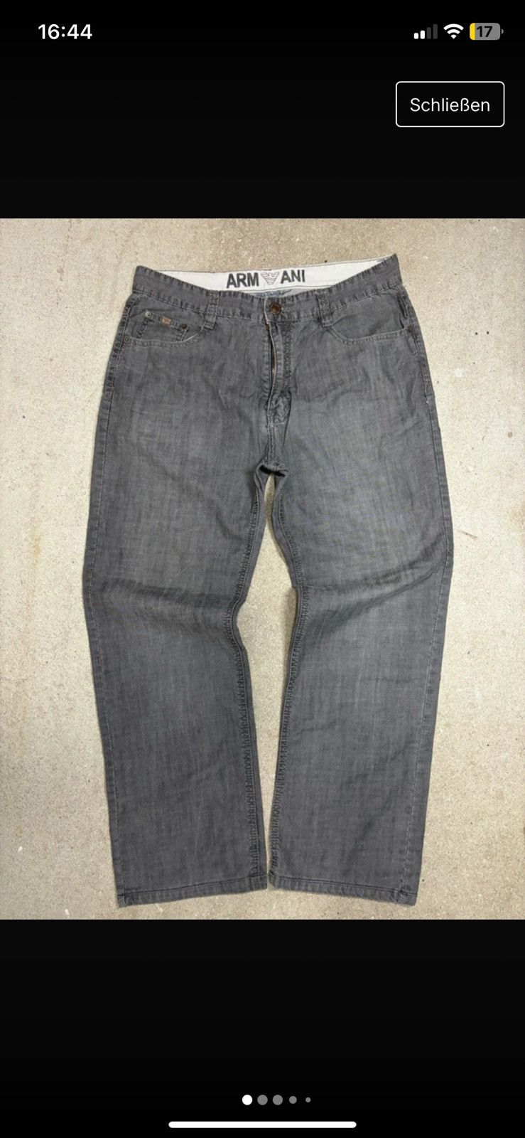 Armani Exchange Grey Armani Exchange Jeans | Size 35 | Top Condition Size US 35 - 1 Thumbnail