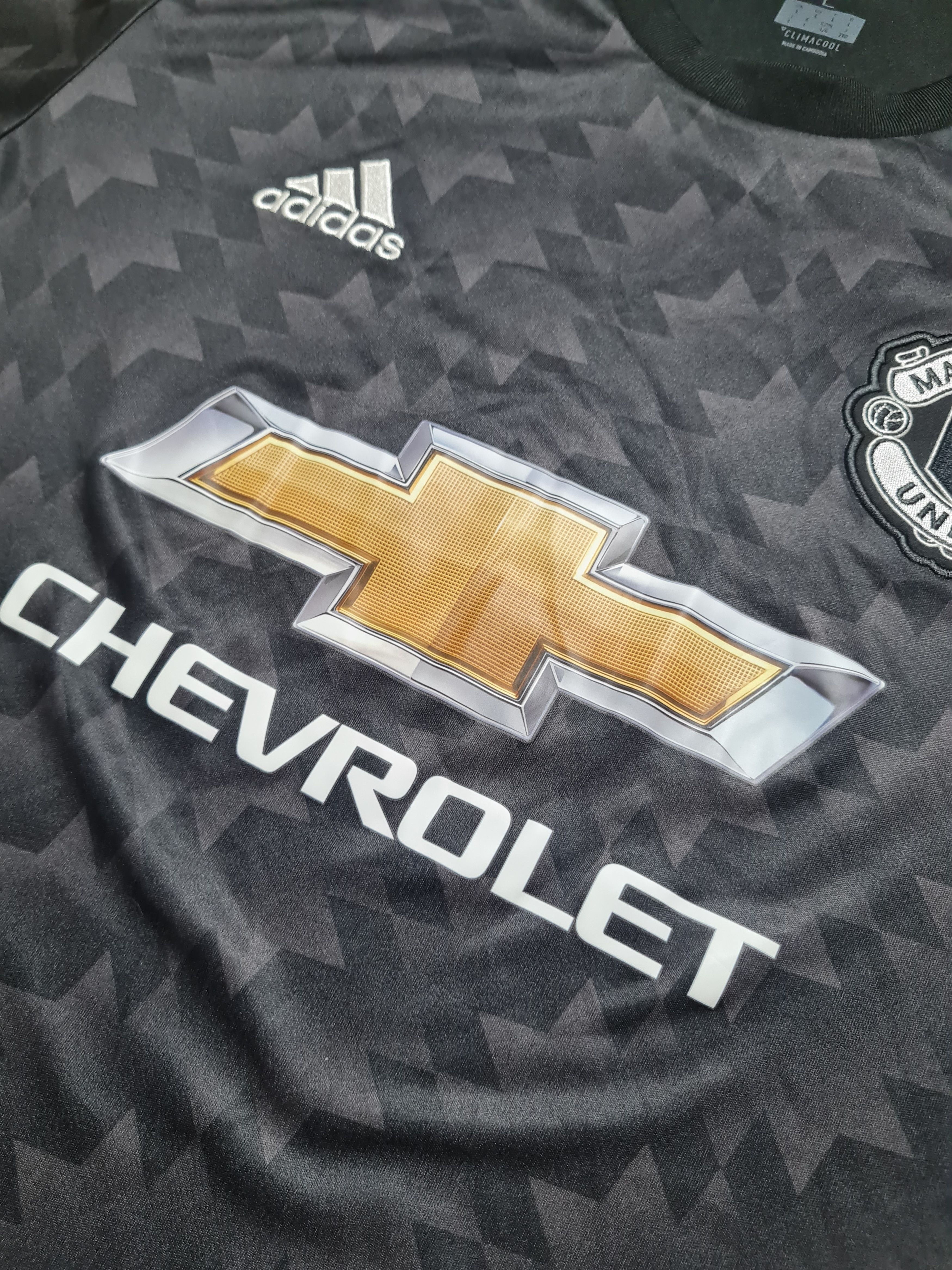 Adidas Jersey Manchester United Adidas Black 2017-18 Soccer Shirt L Size US L / EU 52-54 / 3 - 19 Thumbnail