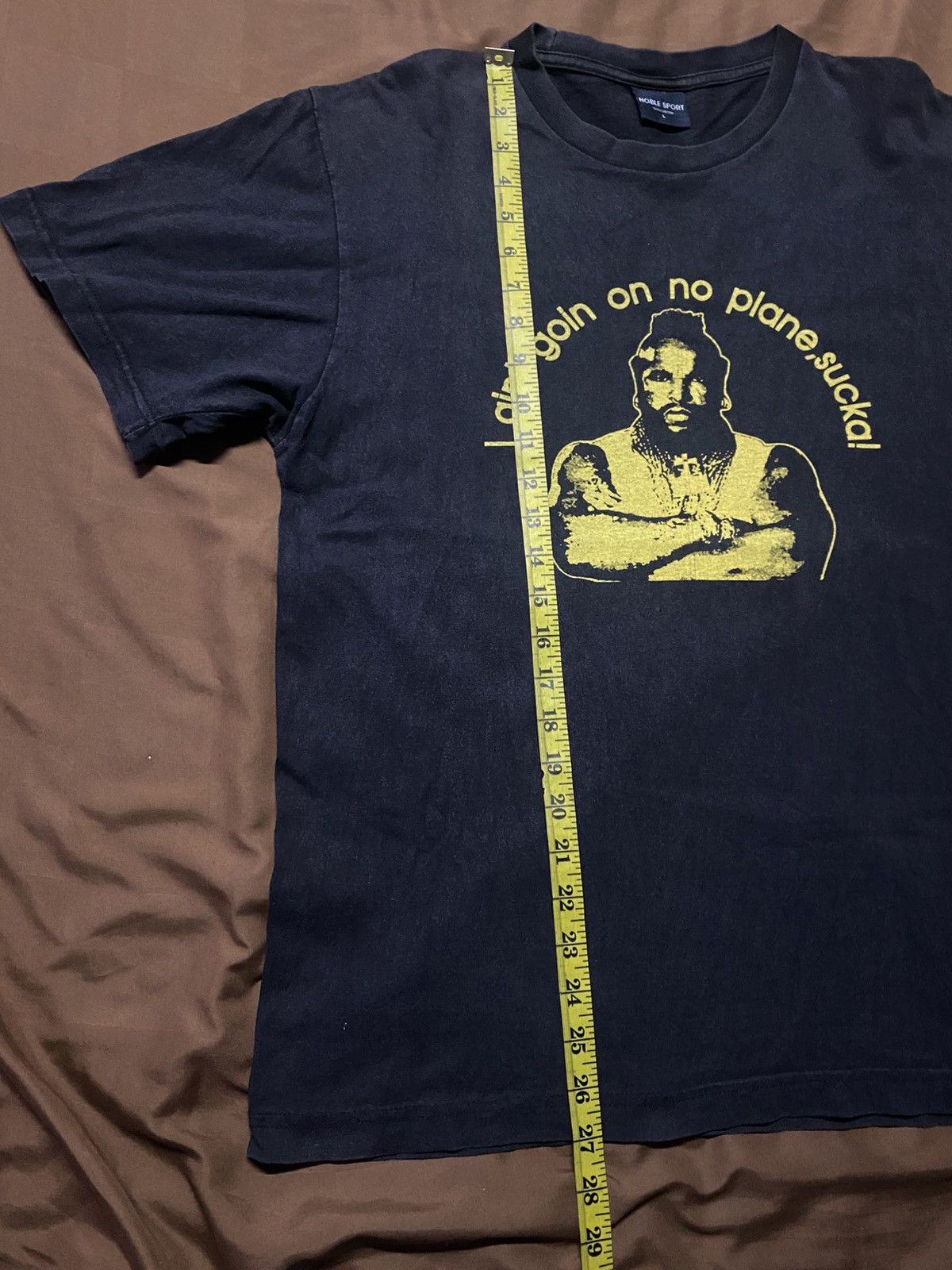 Other Vintage Mr. T I Aint Goin On No Plane Tee Size US L / EU 52-54 / 3 - 8 Thumbnail