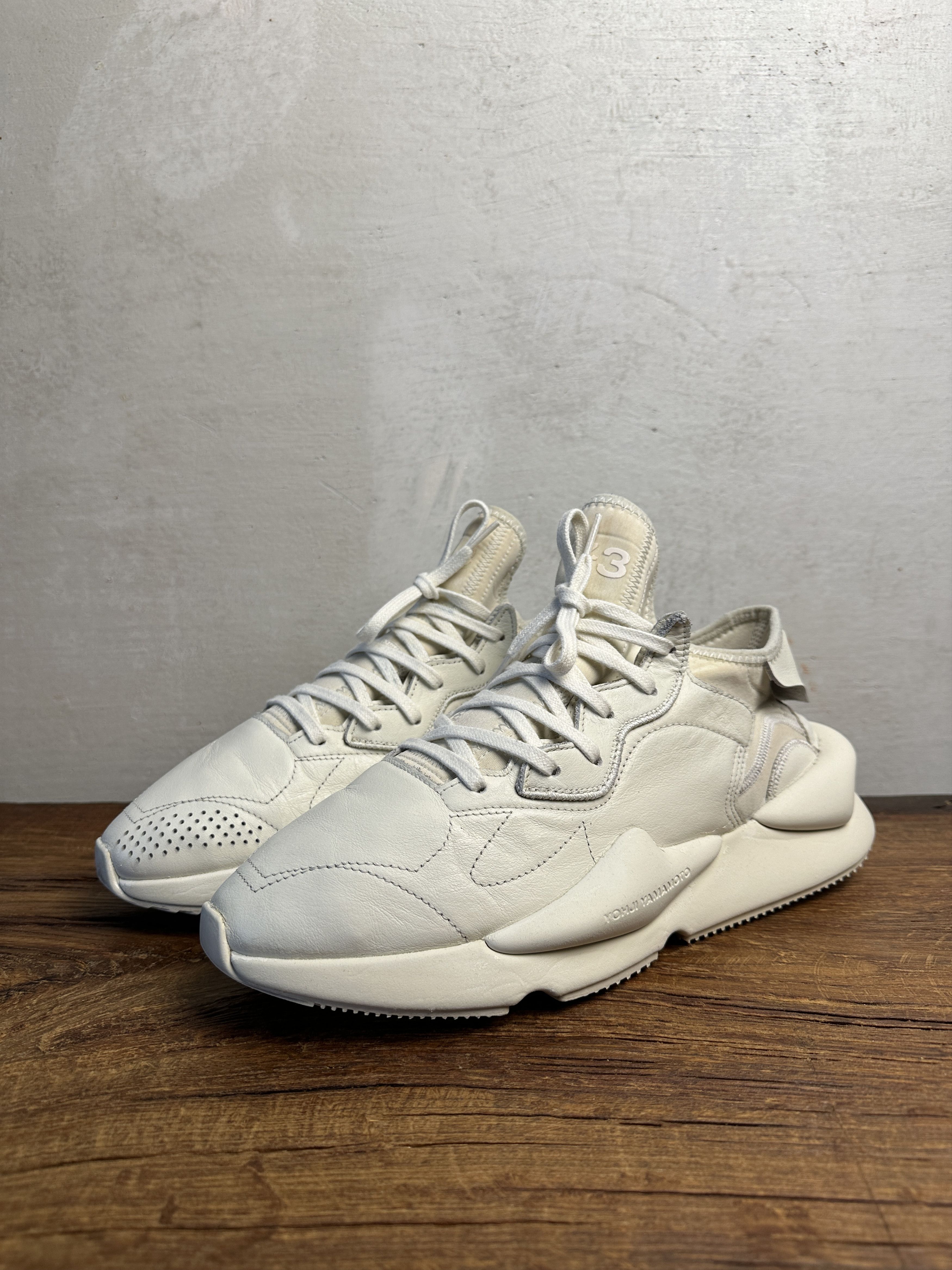 Adidas Adidas Y-3 Kaiwa Off-White Sneakers Size US 10.5 / EU 43-44 - 2 Thumbnail