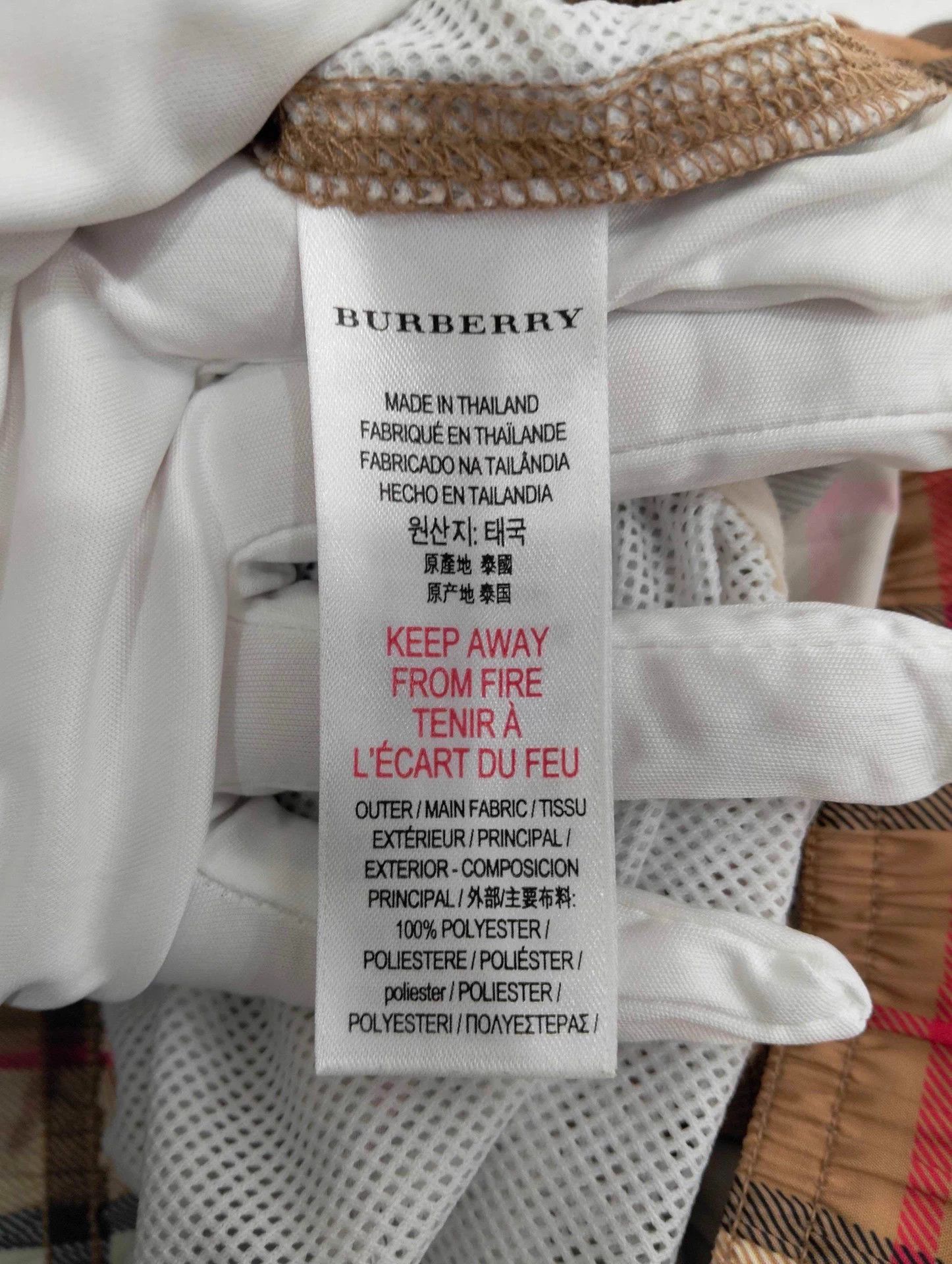 Burberry BURBERRY Elastic Waist Check Short Size US 31 - 5 Thumbnail