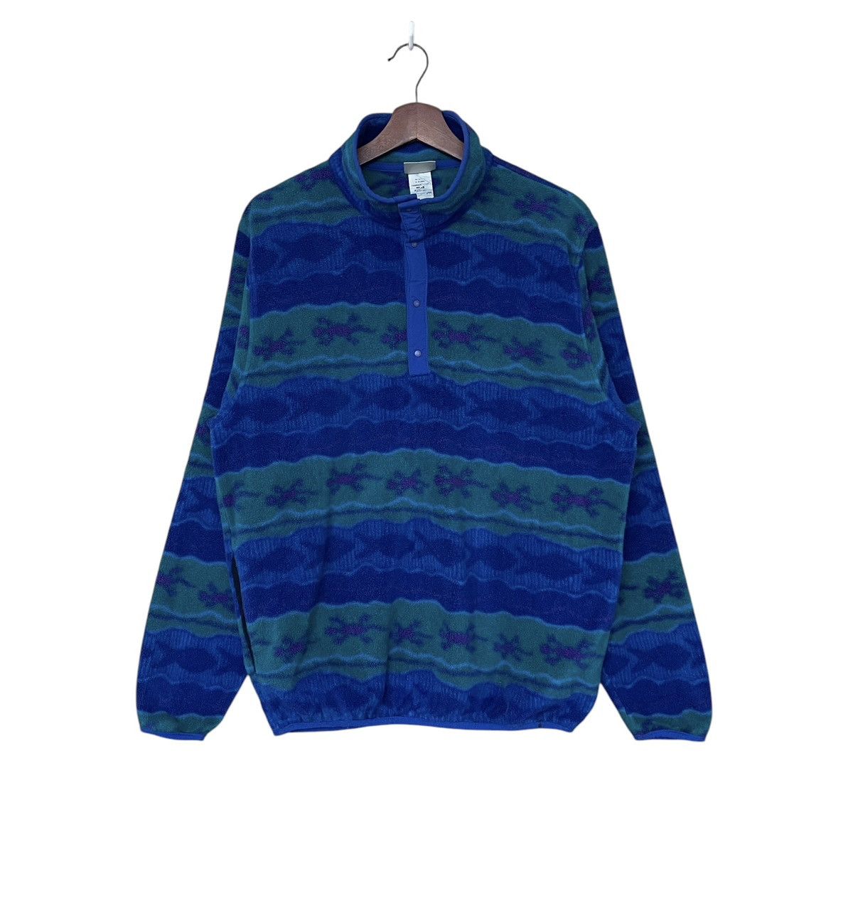 L.L. Bean Vintage Brand L.L Bean Navajo Fleece 1990s Size US M / EU 48-50 / 2 - 1 Thumbnail