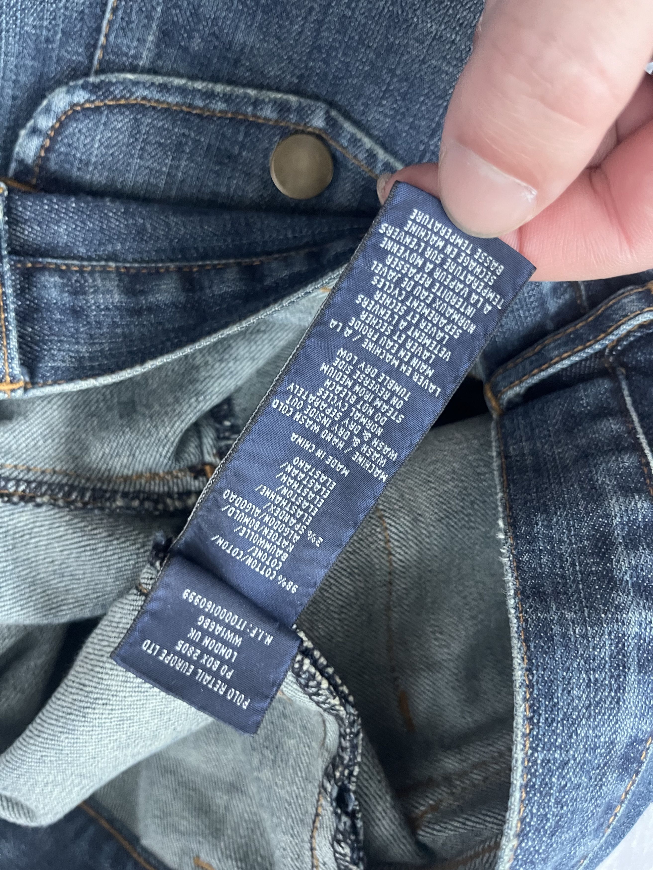 Ralph Lauren Vintage Ralph Lauren Military Denim Blue Cargo Pants Size 32" / US 10 / IT 46 - 13 Thumbnail
