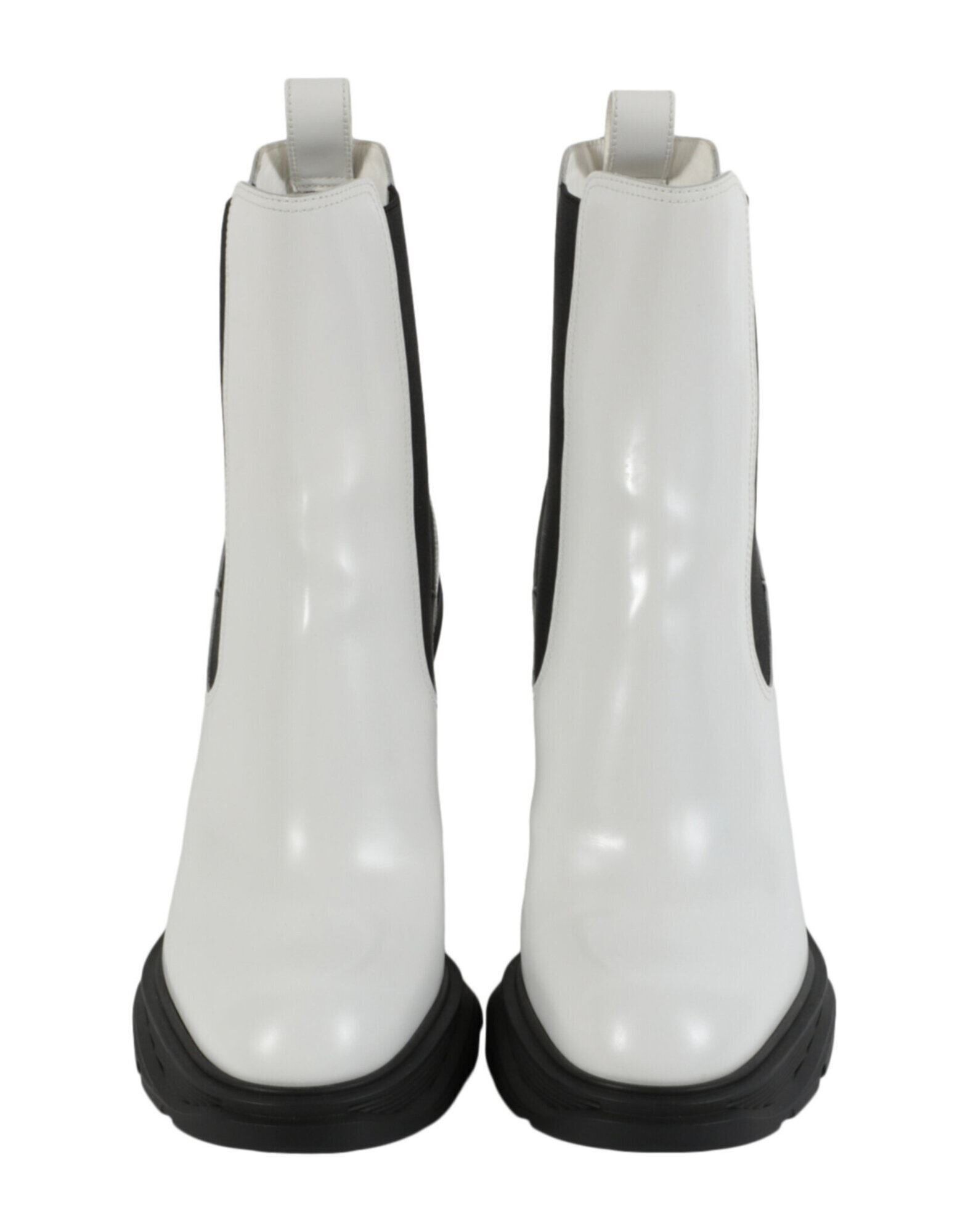 Alexander McQueen o1y0225 Ankle Boots in Black & White Size US 8.5 / IT 38.5 - 5 Thumbnail