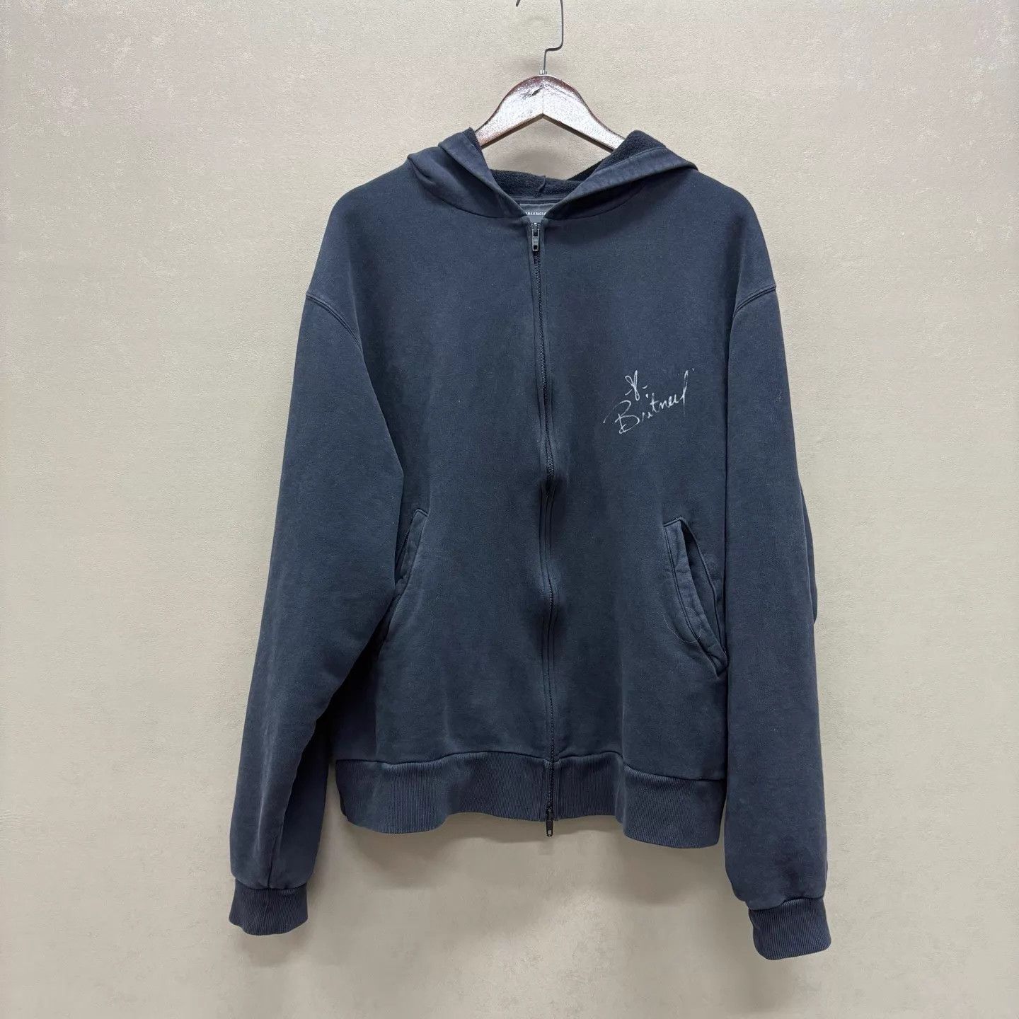 Balenciaga Balenciaga SNBN 26 Spring Britney Zip Hoodie S 99N Size US S / EU 44-46 / 1 - 1 Thumbnail