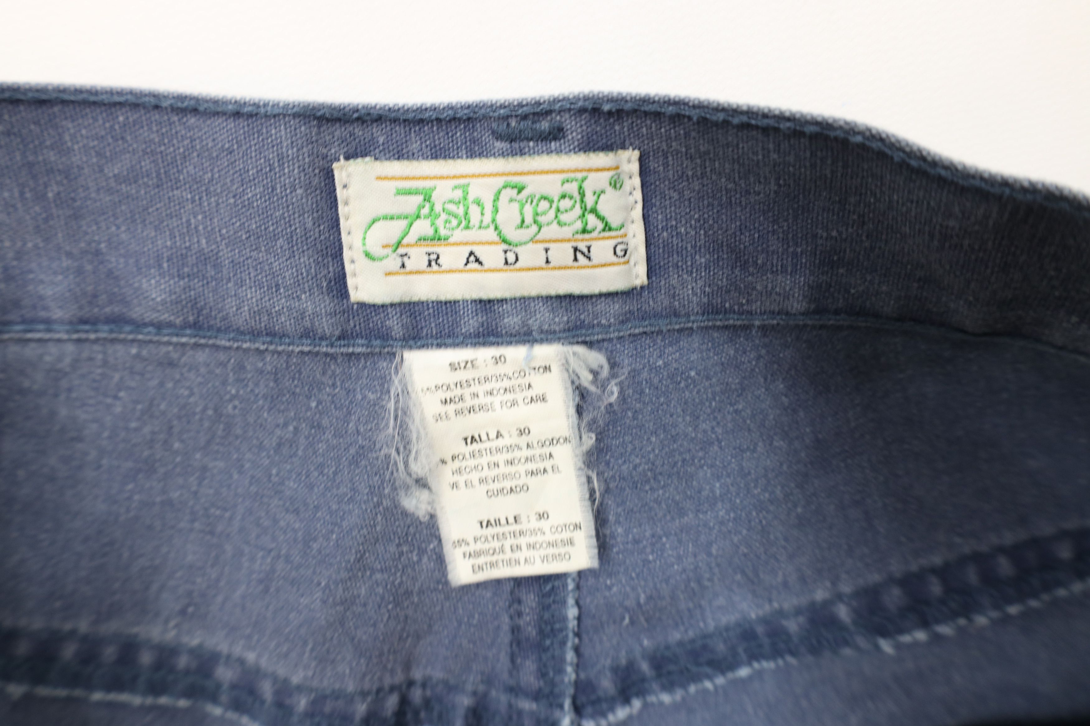 Vintage Vintage 90s Streetwear Knee Pigment Dye Stonewash Shorts Size US 30 / EU 46 - 8 Thumbnail