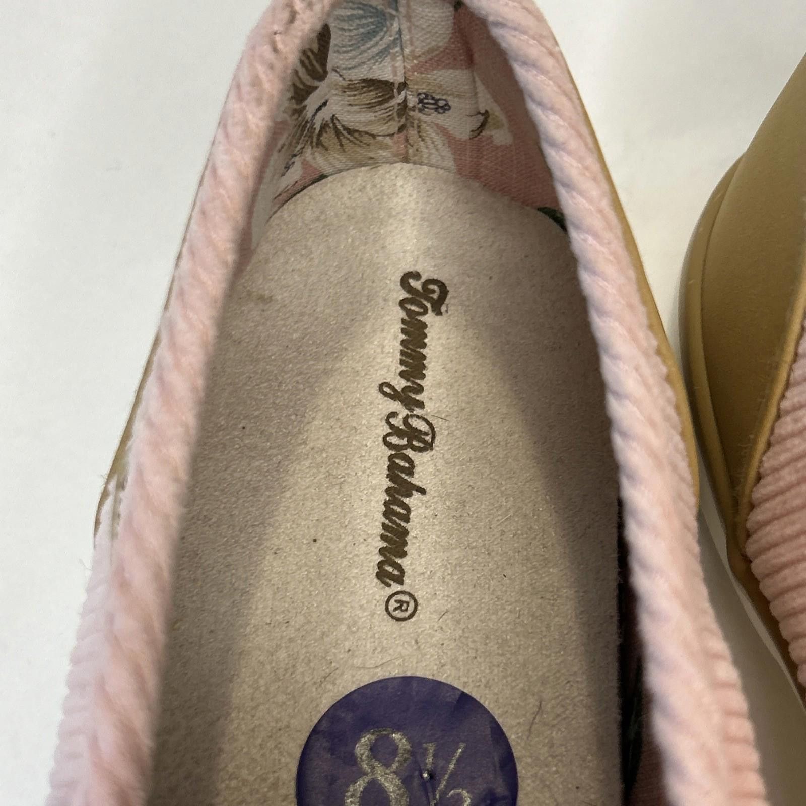 Tommy Bahama Tommy Bahama Corduroy Pink Soft Slip-On Sneaker Size 8.5 Size US 8.5 / IT 38.5 - 7 Thumbnail