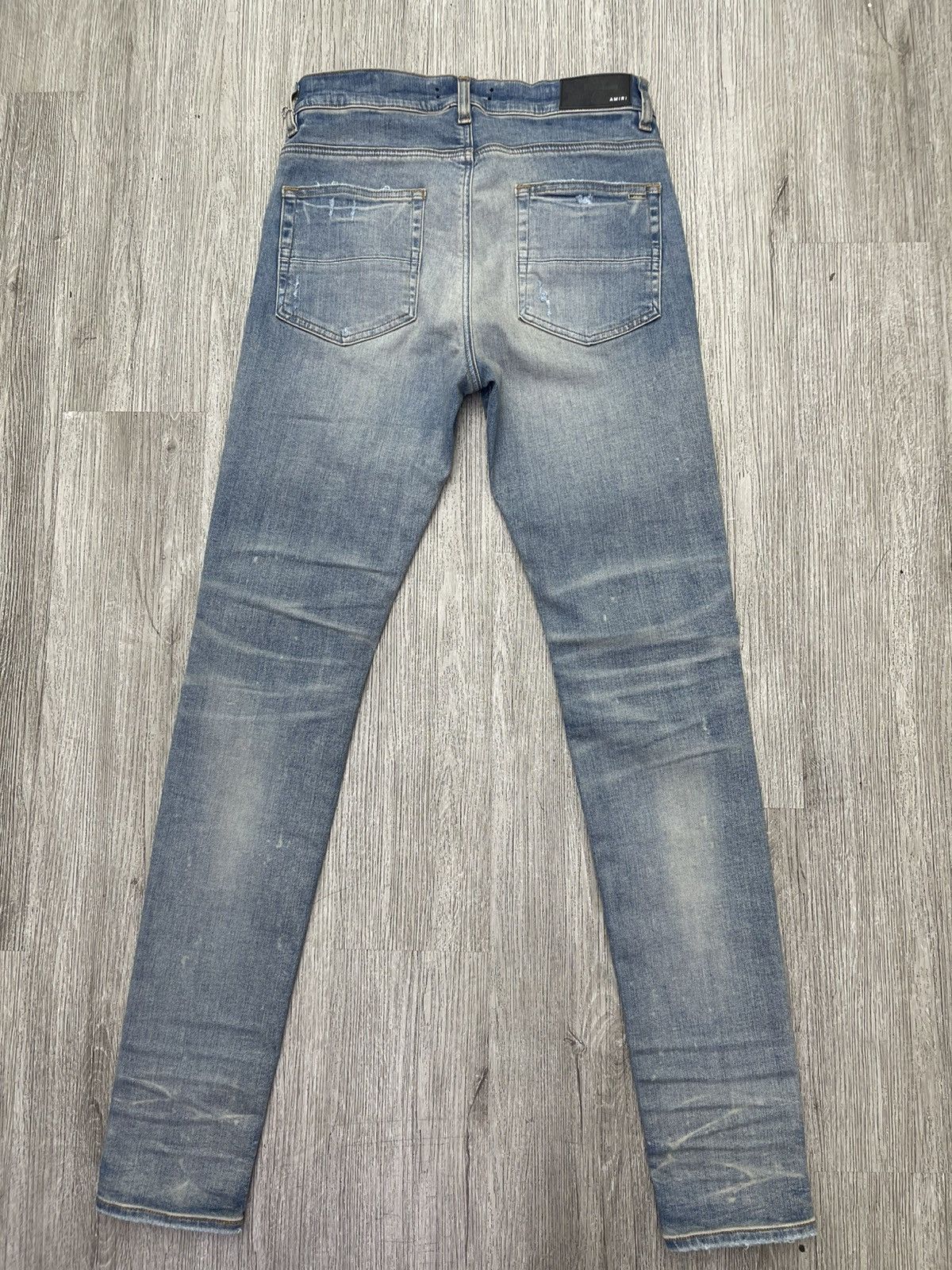 Amiri Amiri MX1 (Orange Plaid) jeans blue Size US 33 - 2 Thumbnail